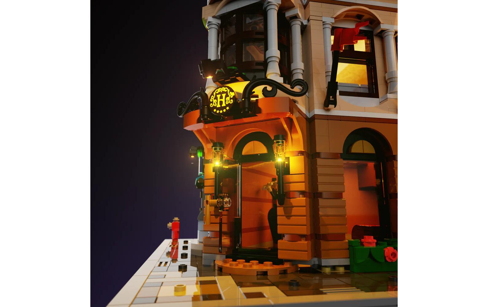 Light My Bricks LED-Licht-Set für LEGO® LMB 2.0 für 10297 Boutique-Hotel