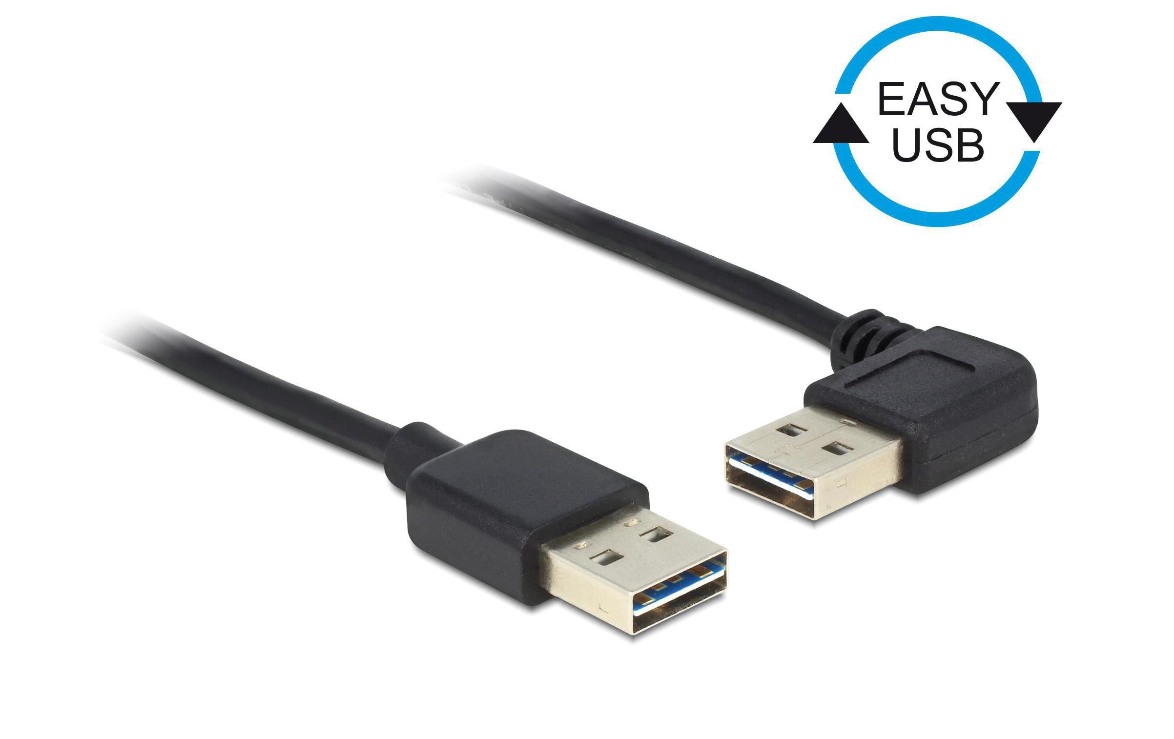 Delock USB 2.0-Kabel EASY-USB USB A - USB A 0.5 m