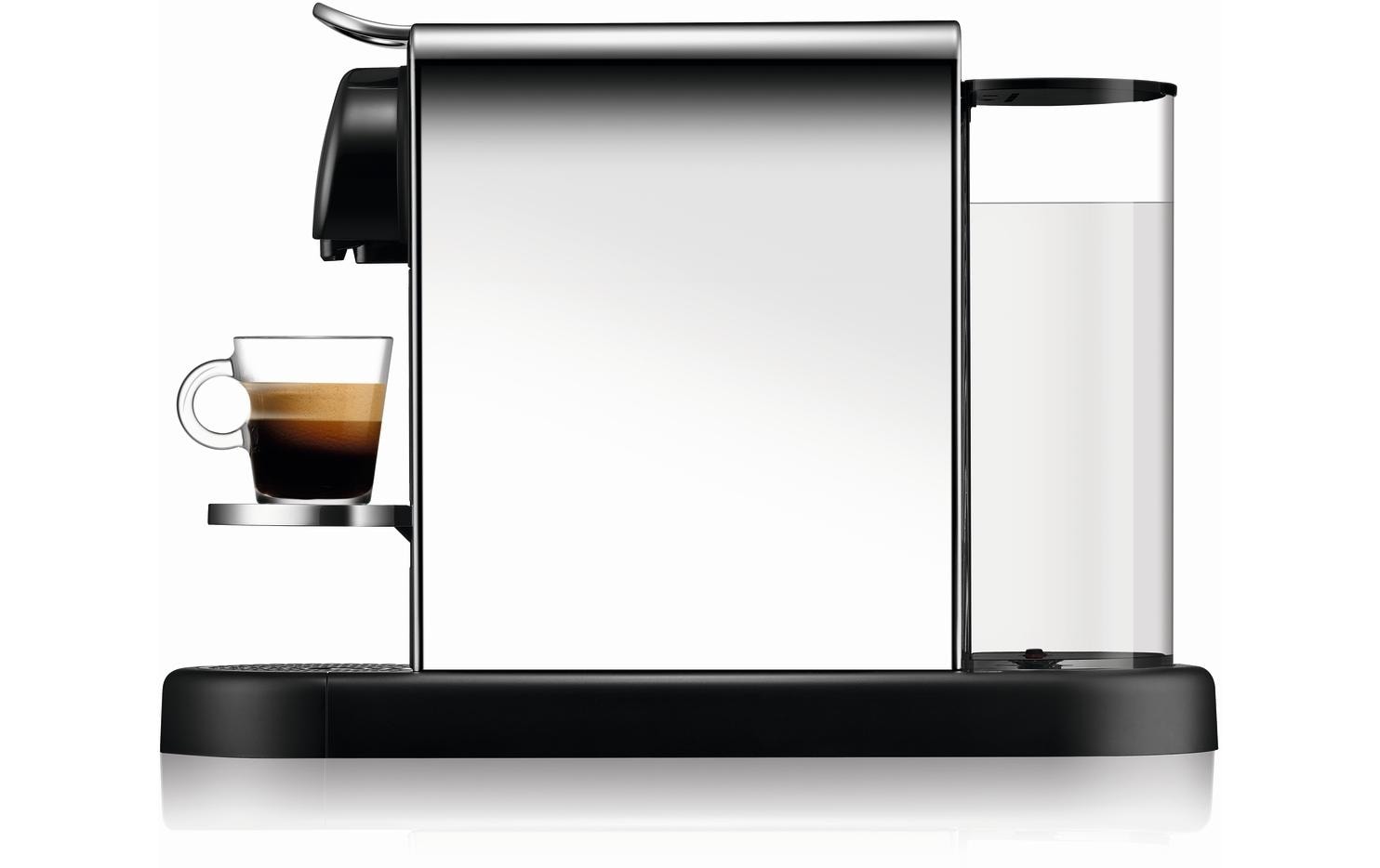 Krups Kaffeemaschine Nespresso CitiZ Platinum Edelstahl/Schwarz