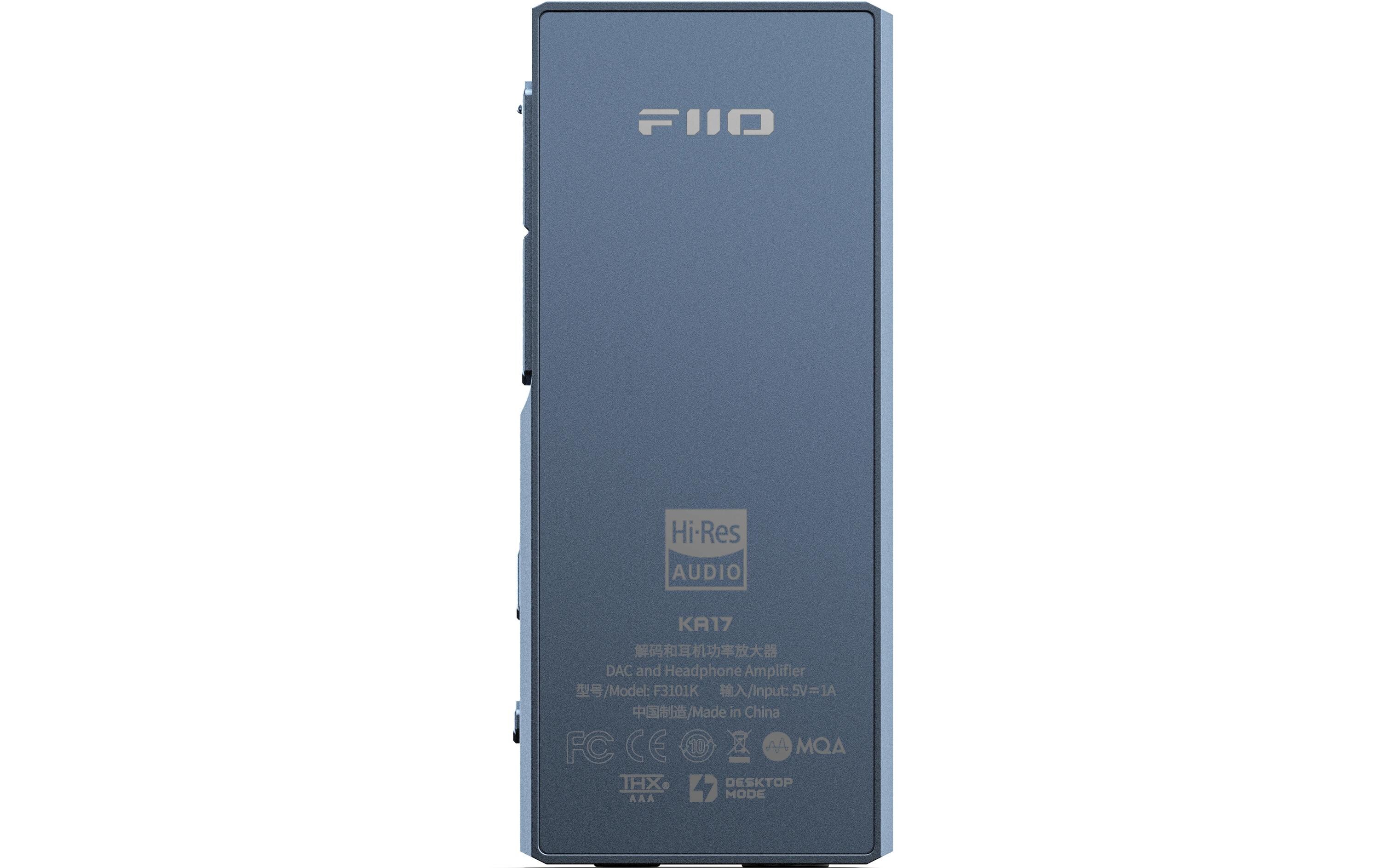 FiiO Kopfhörerverstärker & USB-DAC KA17 Blau