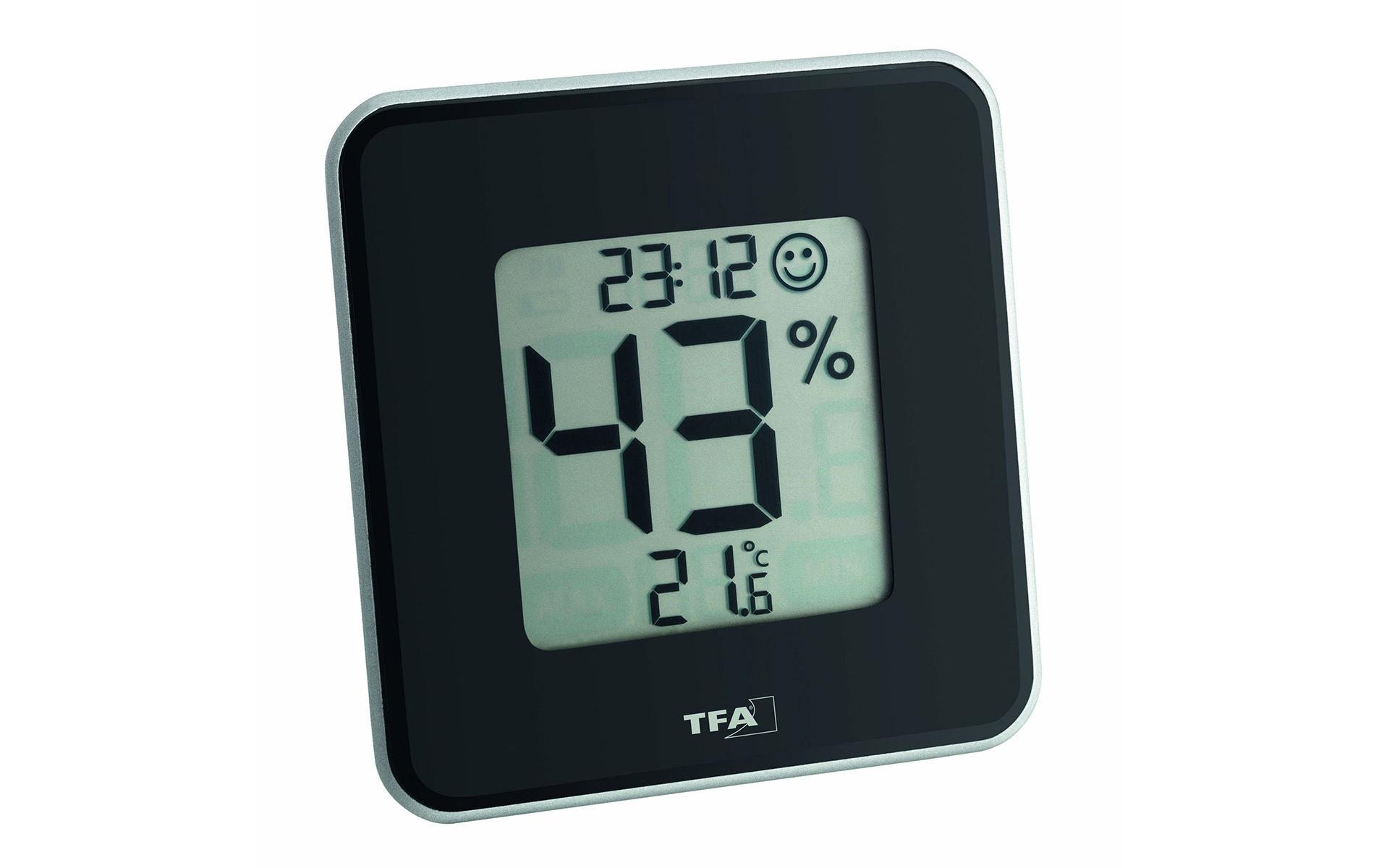 TFA Dostmann Thermo-/Hygrometer STYLE Schwarz