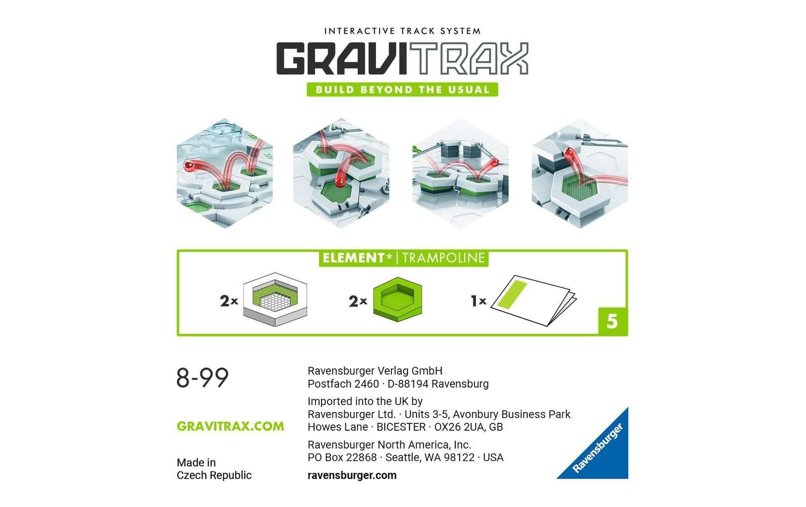 Ravensburger Kugelbahn Zubehör GraviTrax Element Trampoline