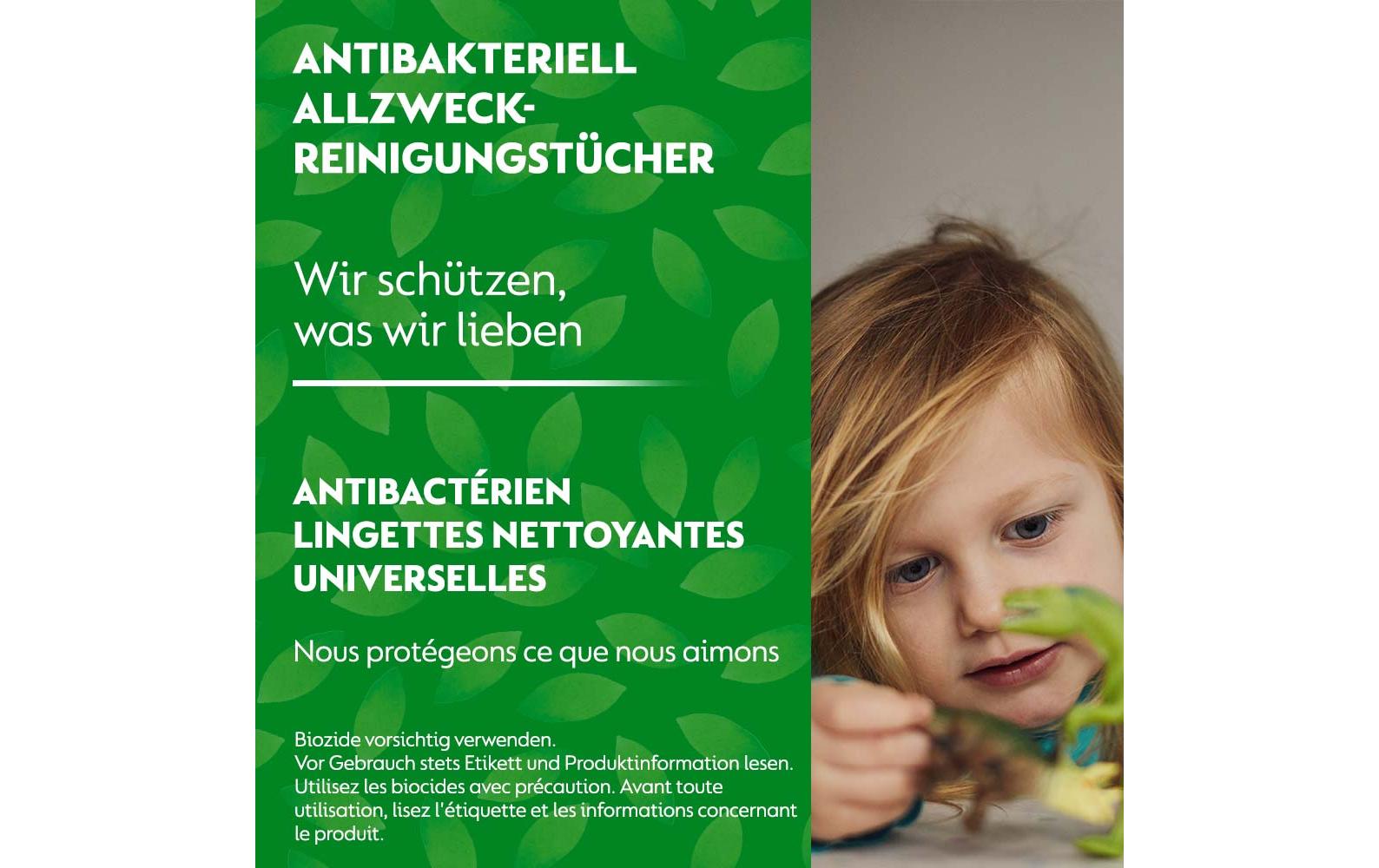 Dettol Allzweck-Reinigungstücher Limette & Minze 60 Stück