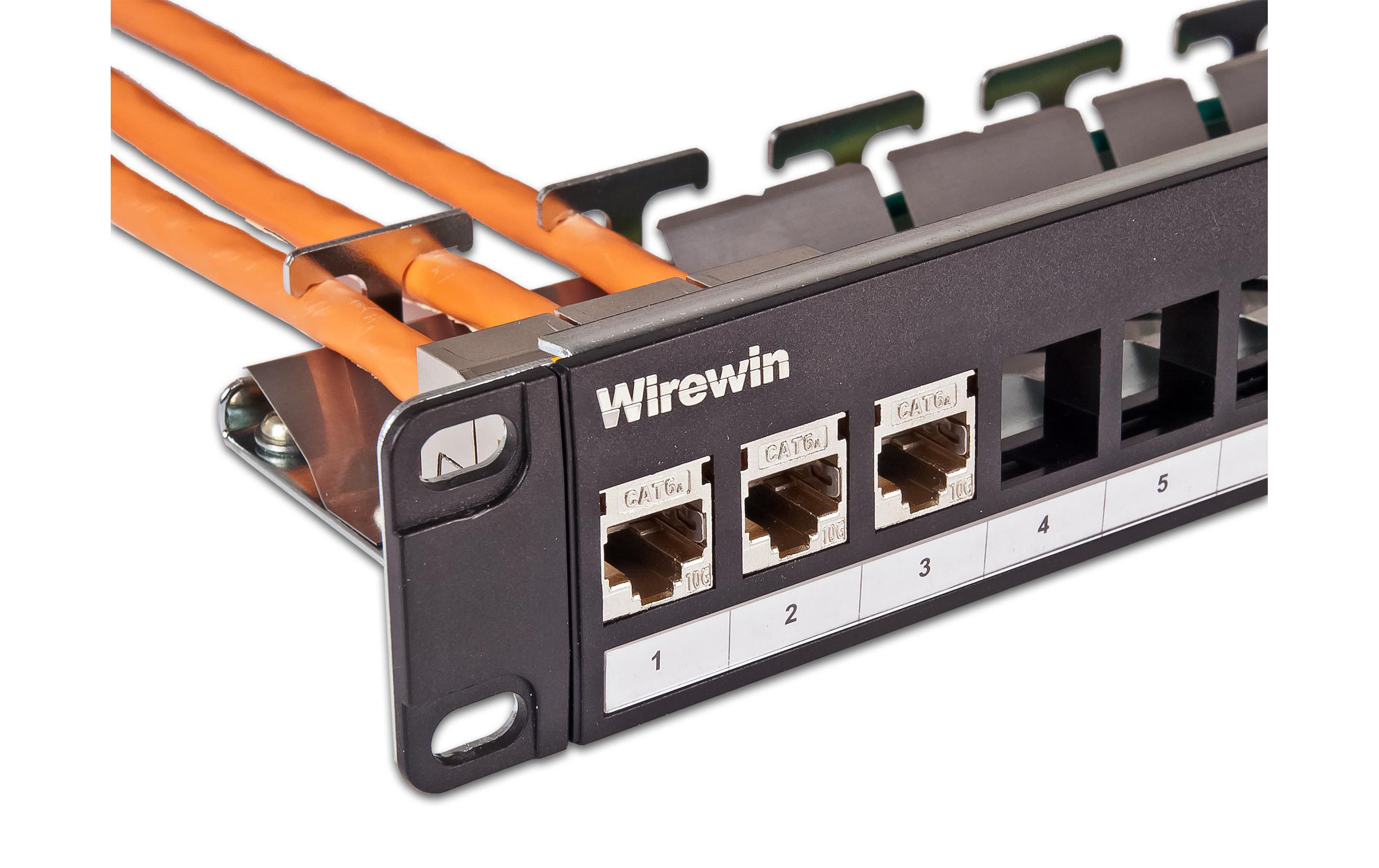 Wirewin Keystone-Modul Cat.6A STP EA 12 Stück