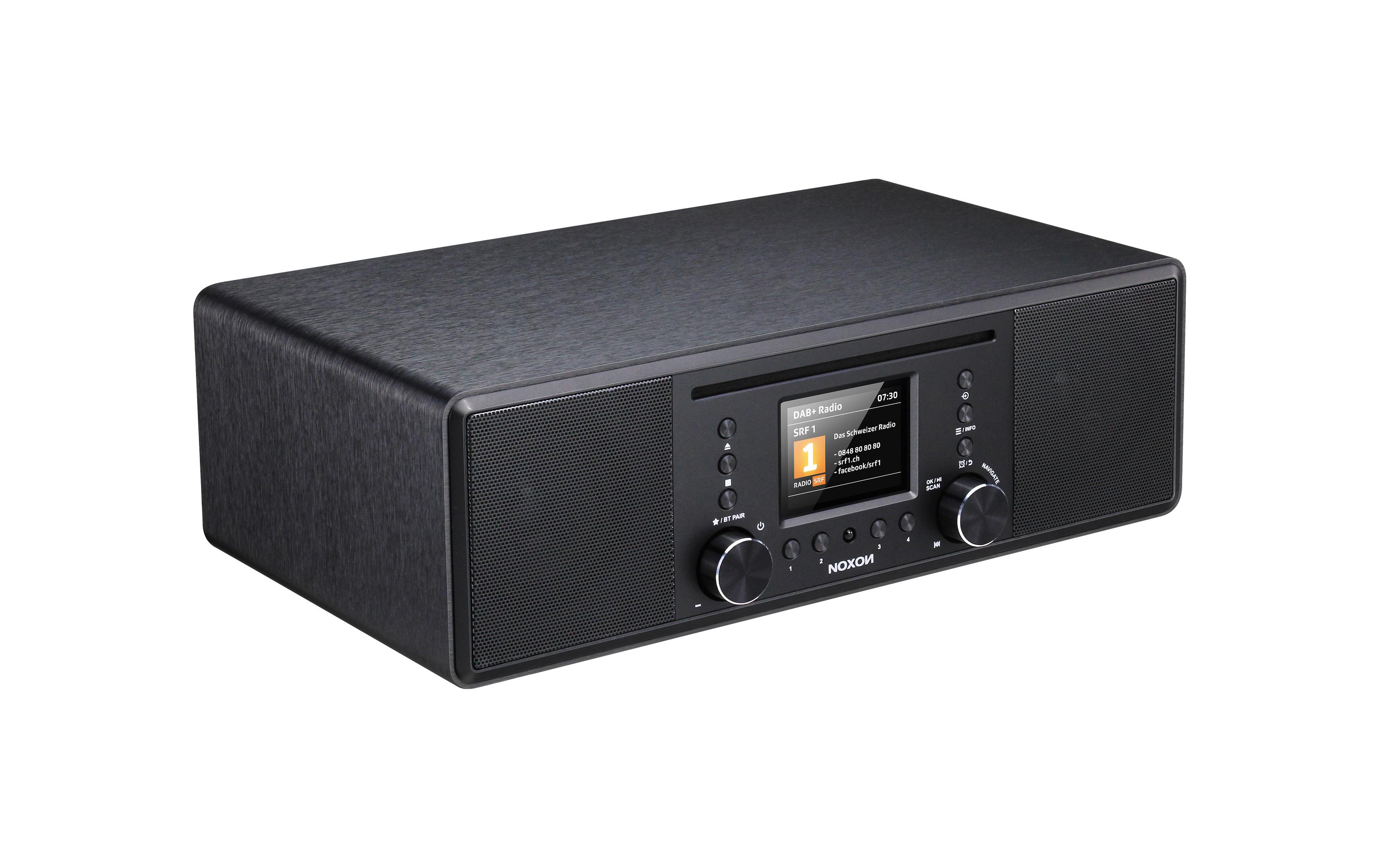 Noxon DAB+ Radio Furka Schwarz