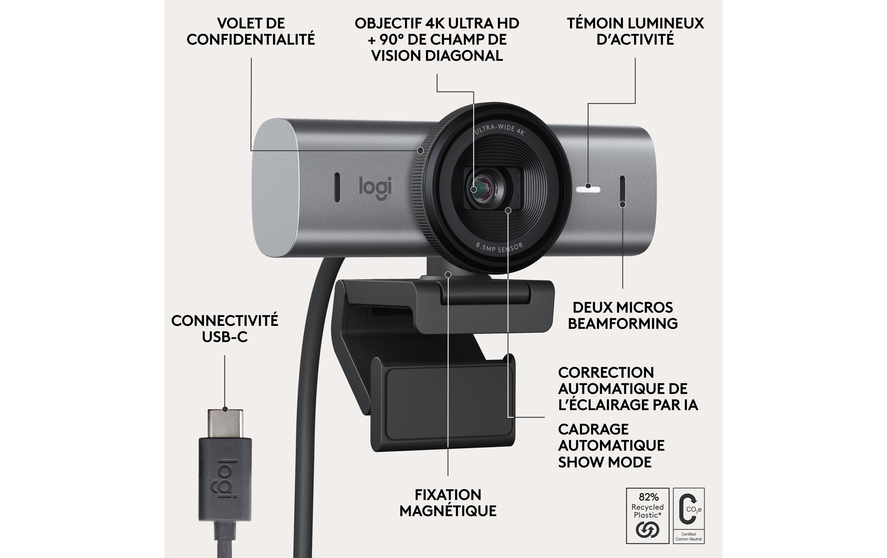 Logitech Webcam MX Brio 705 for Business