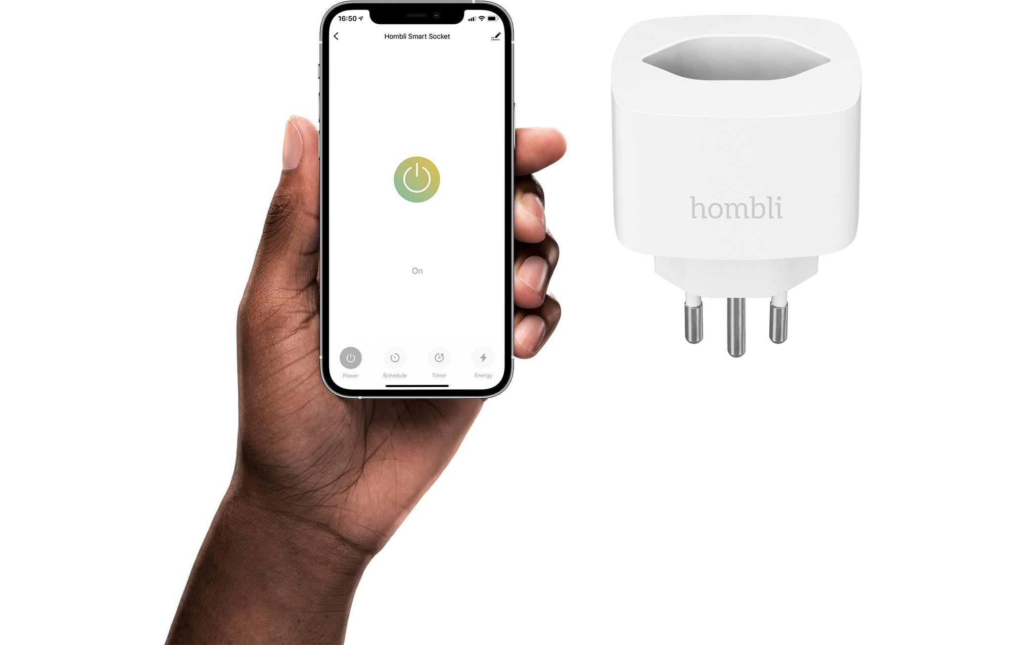 hombli Smart Socket CH, Weiss, 3er-Set