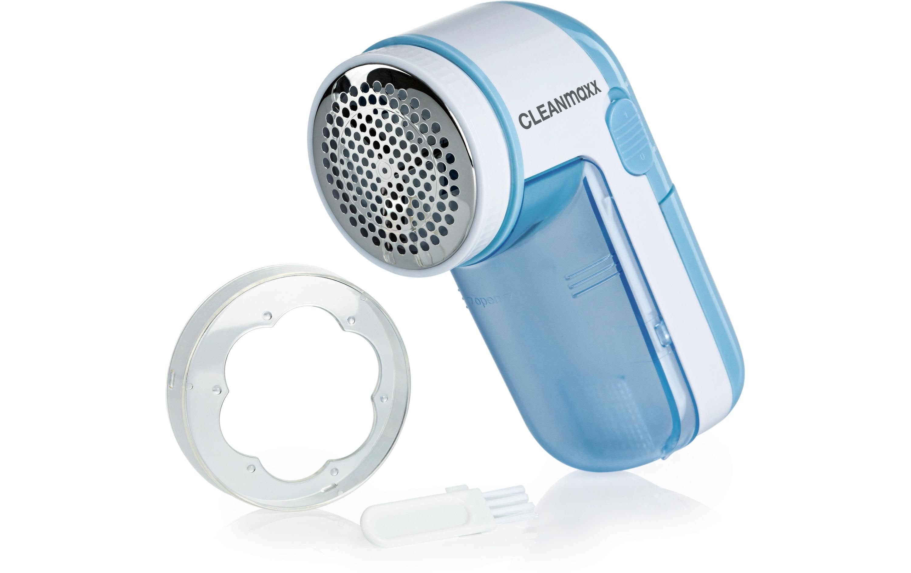 CLEANmaxx Fusselrasierer 3 V Hellblau/Weiss