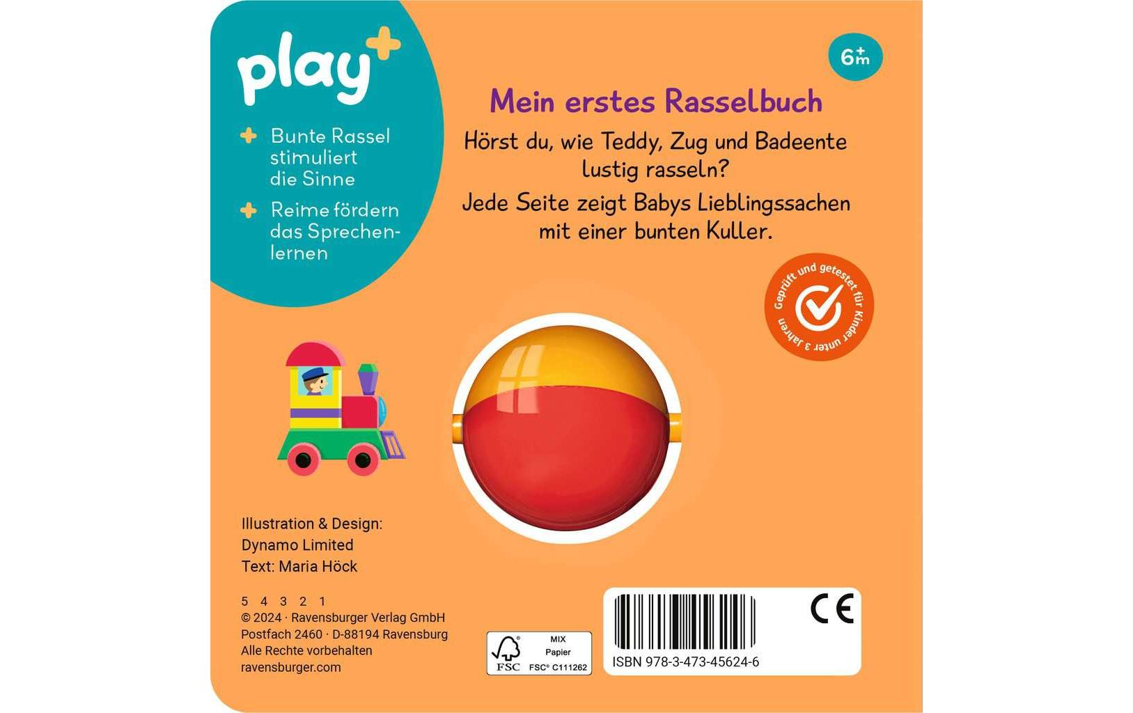 play+ Bilderbuch schütteln, rasseln, spielen: Erste Sachen