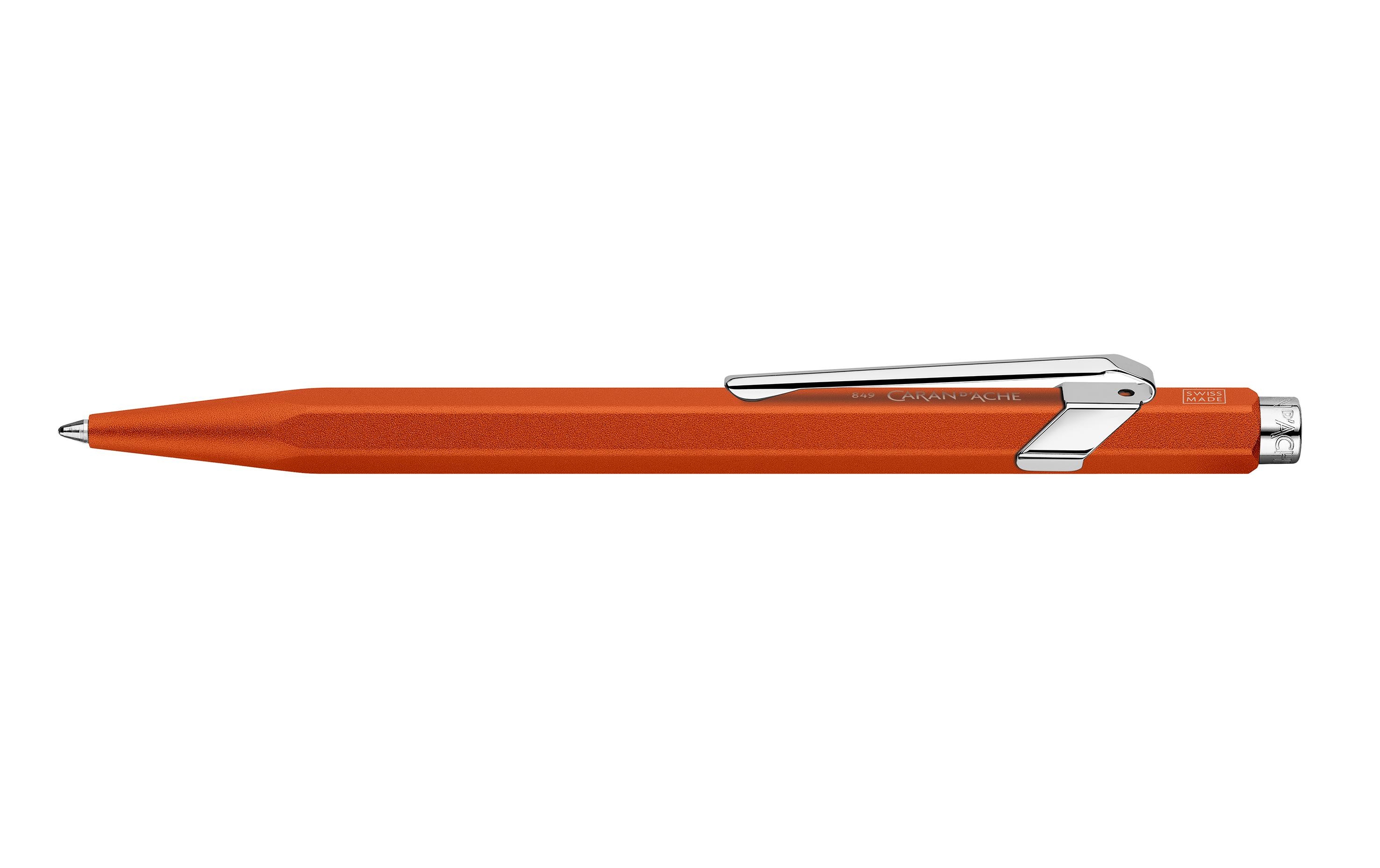 Caran d'Ache Kugelschreiber 849 Colormat-x Orange Medium (M)