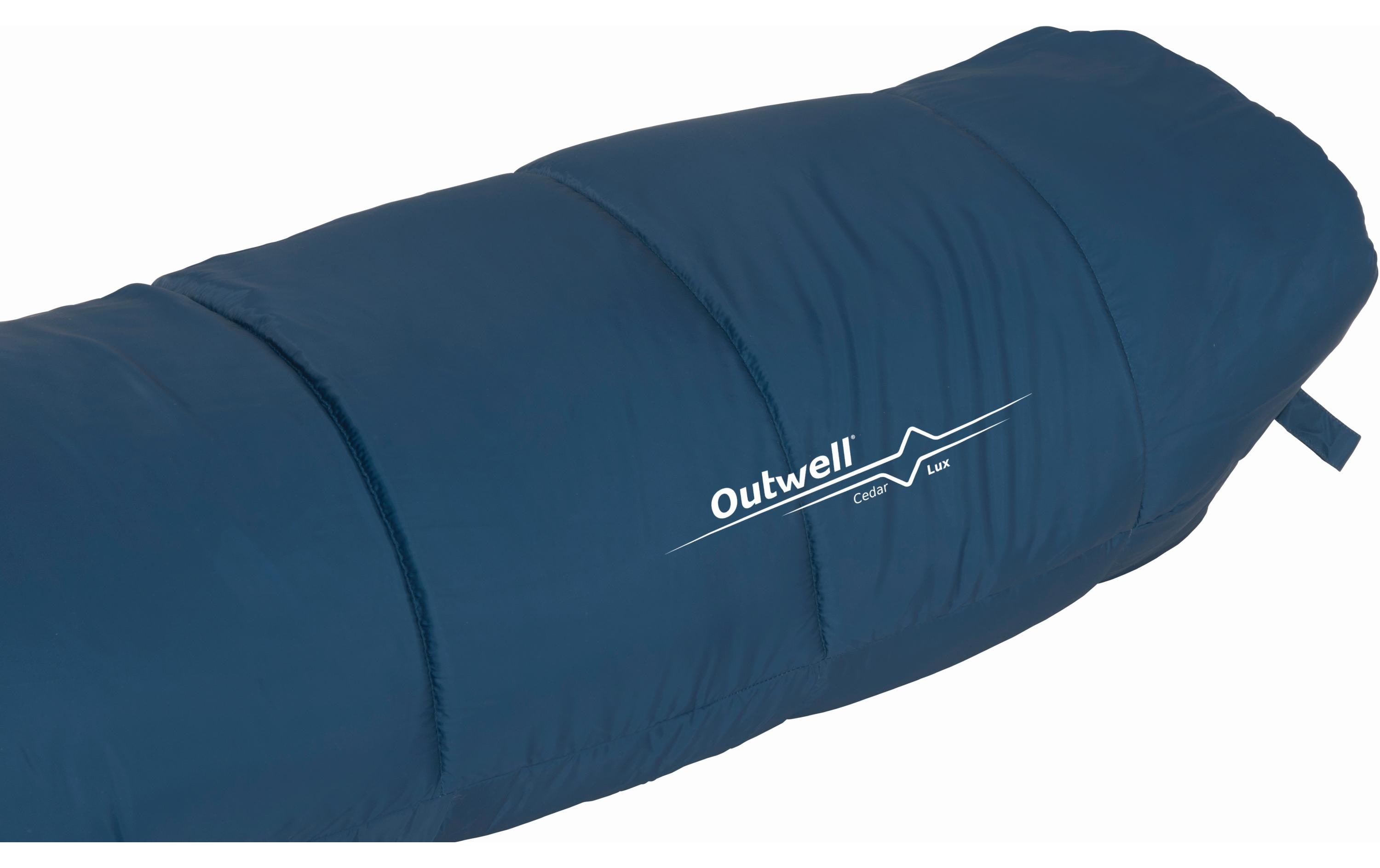 Outwell Schlafsack Cedar Lux «L» Caramel-Teal, Links