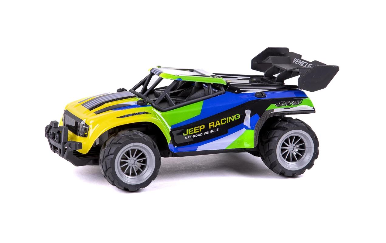 TEC-TOY Buggy Jeep Racing Blau/Grün, 1:18