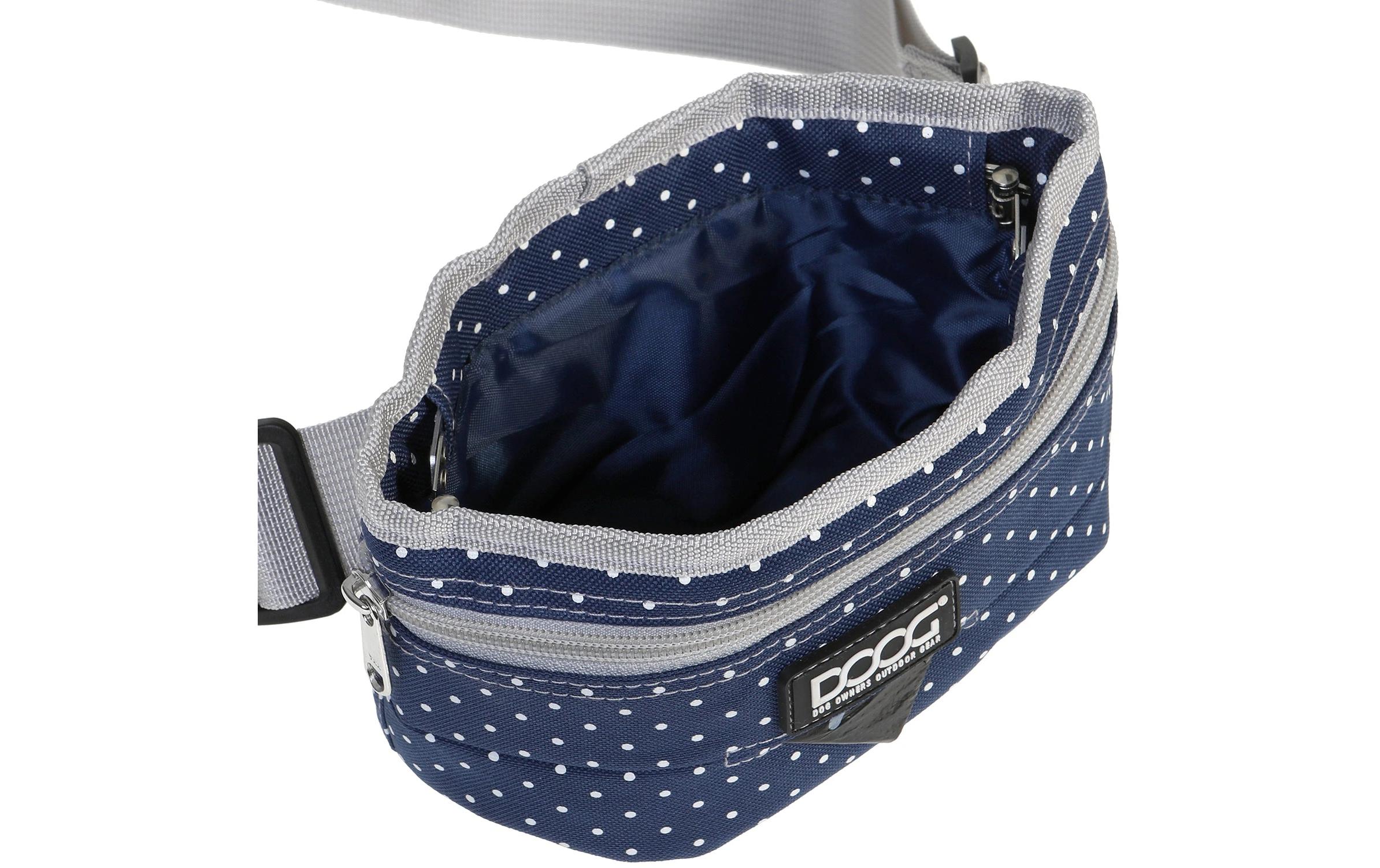 Doog Treat Pouch Stella L Navy / Polka Dots