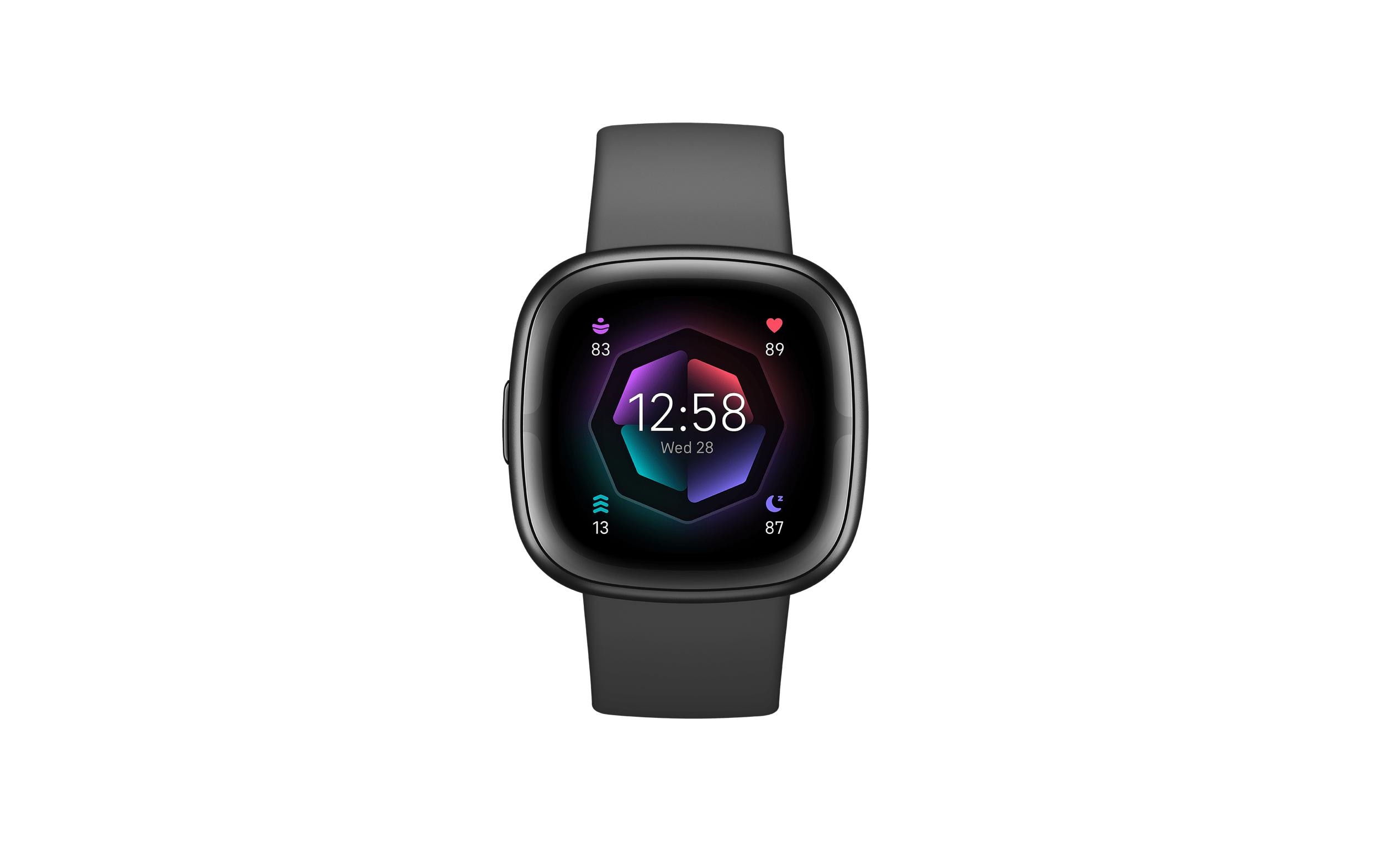 Fitbit Sense 2 Smartwatch Schwarz/Schwarz