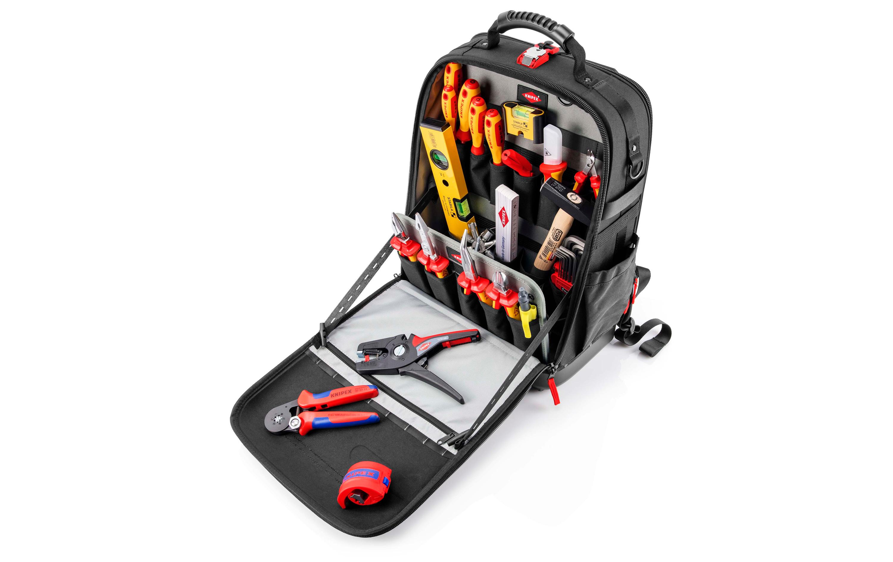 Knipex Werkzeugrucksack Modular X18, Elektro 22-teilig