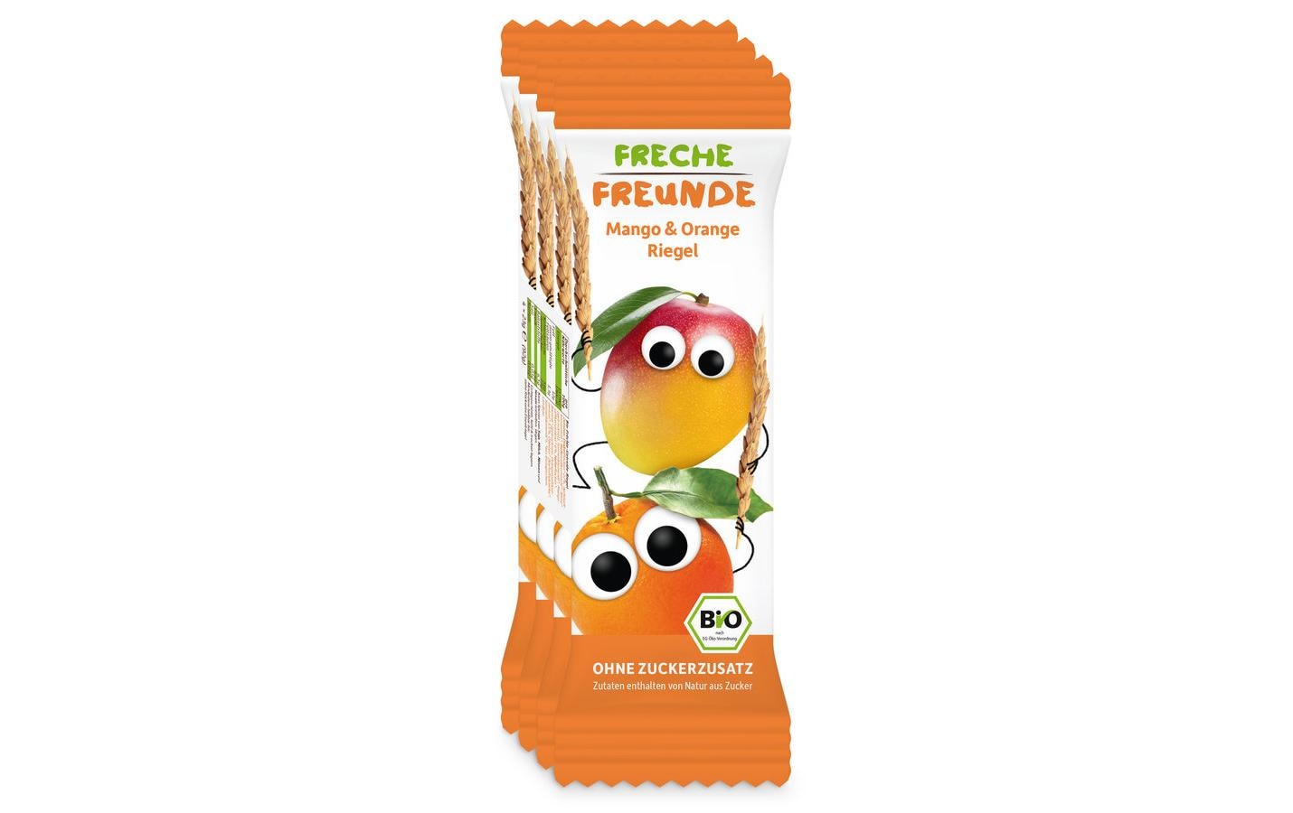 Freche Freunde Riegel Mango & Orange, 4 x 23g