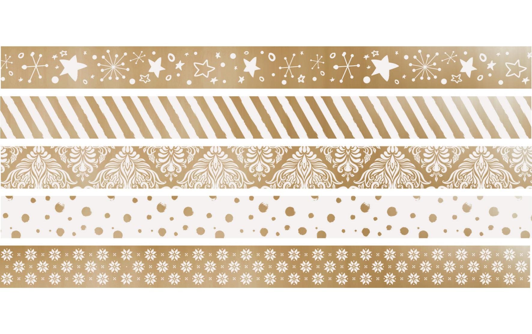 Heyda Washi Tape Weihnachten Gold