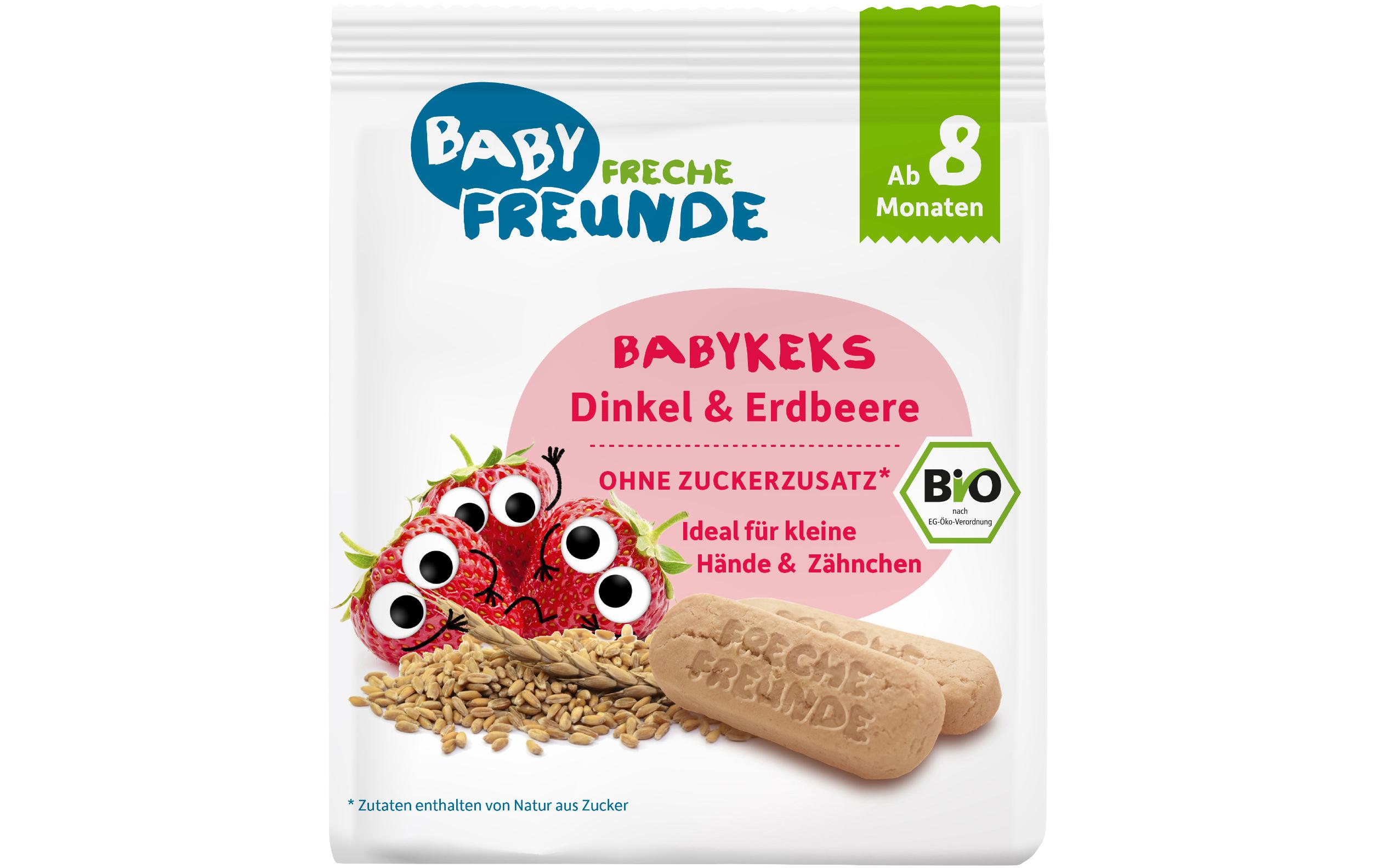 Freche Freunde Kekse Dinkel Erdbeere 100 g