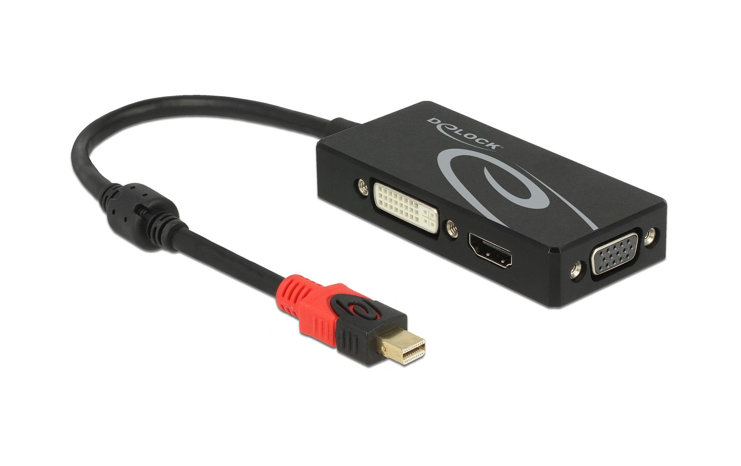 Delock Adapter 4K Mini-DisplayPort - HDMI/DVI-D/VGA