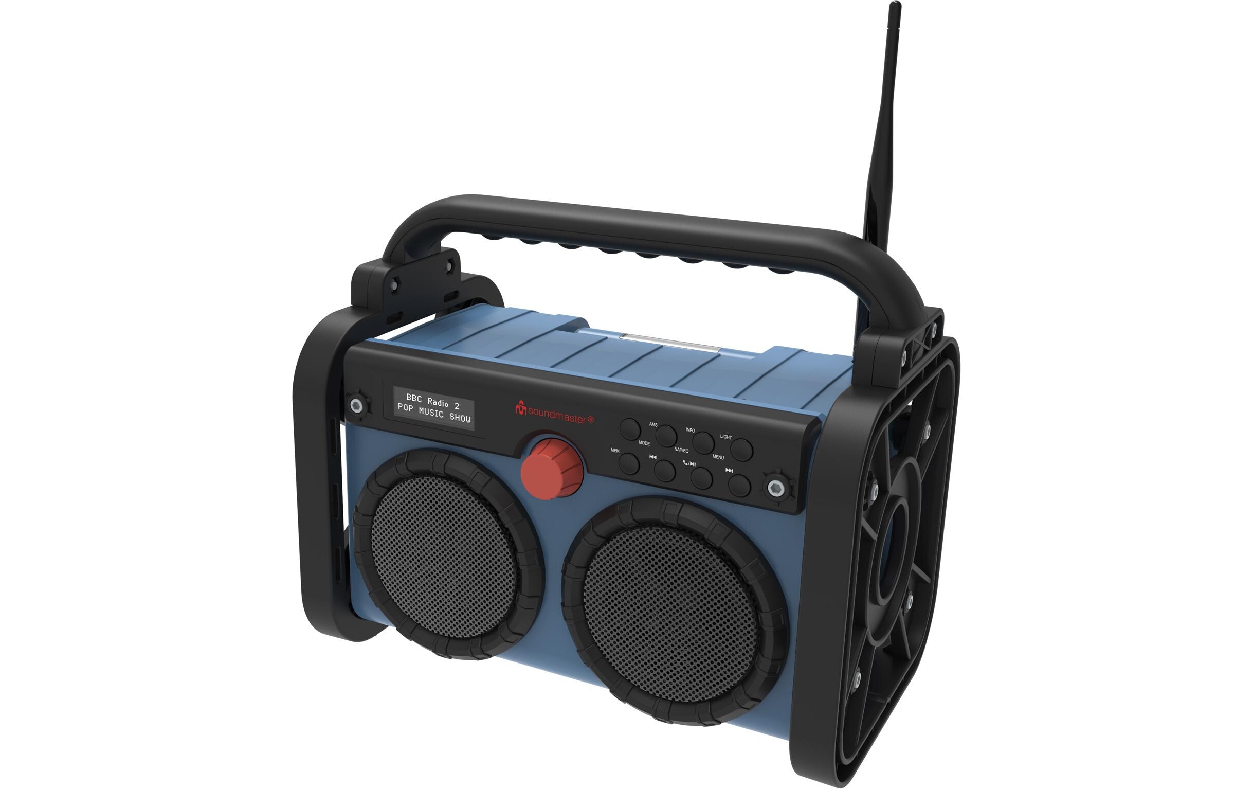 soundmaster Baustellenradio DAB85BL Blau