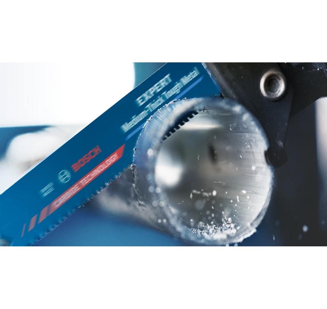 Bosch Professional Säbelsägeblatt EXPERT Medium-Thick Tough Metal S 955 HHM,