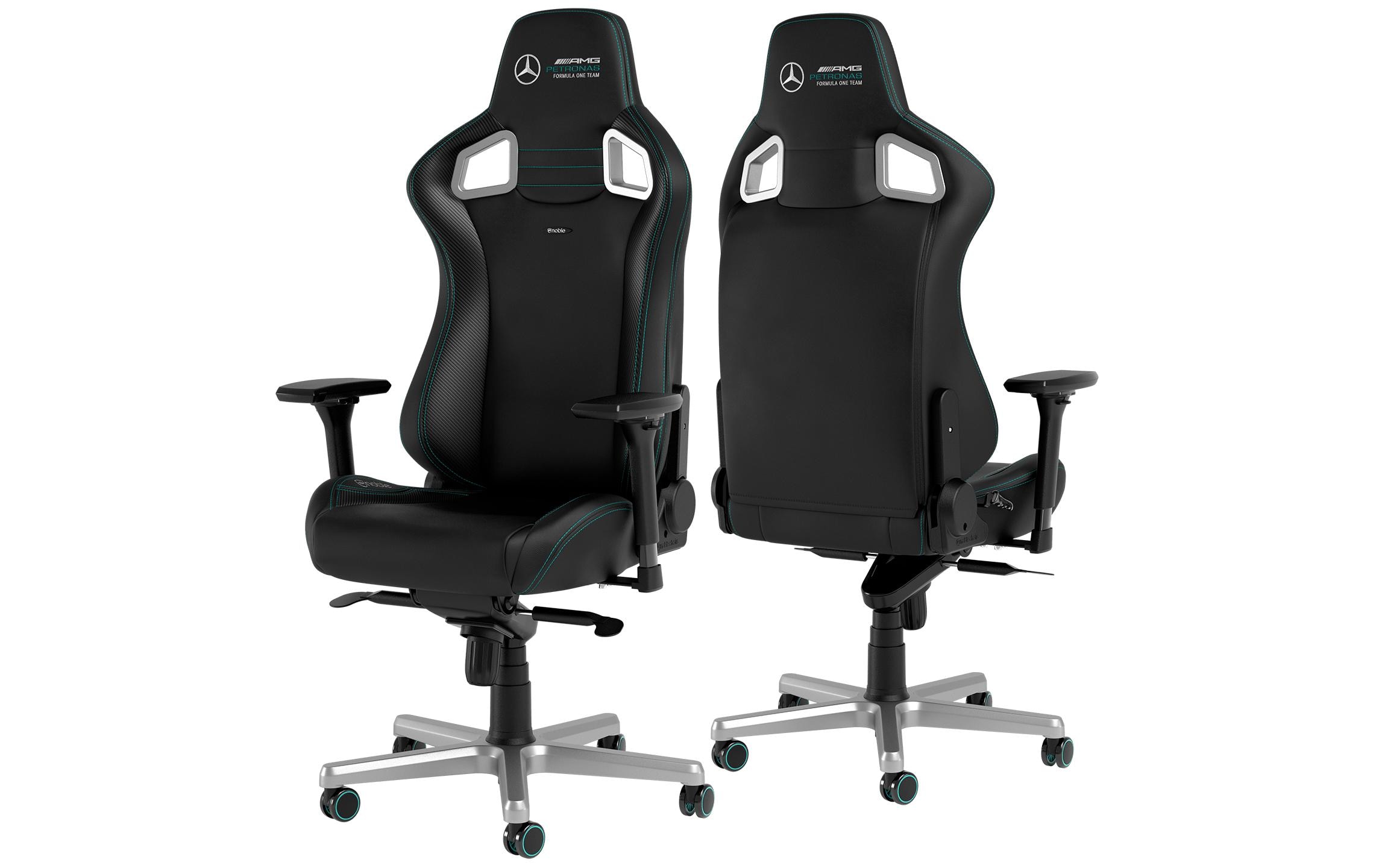 noblechairs Gaming-Stuhl EPIC Mercedes 2021-AMG Petronas F1 Team Schwarz