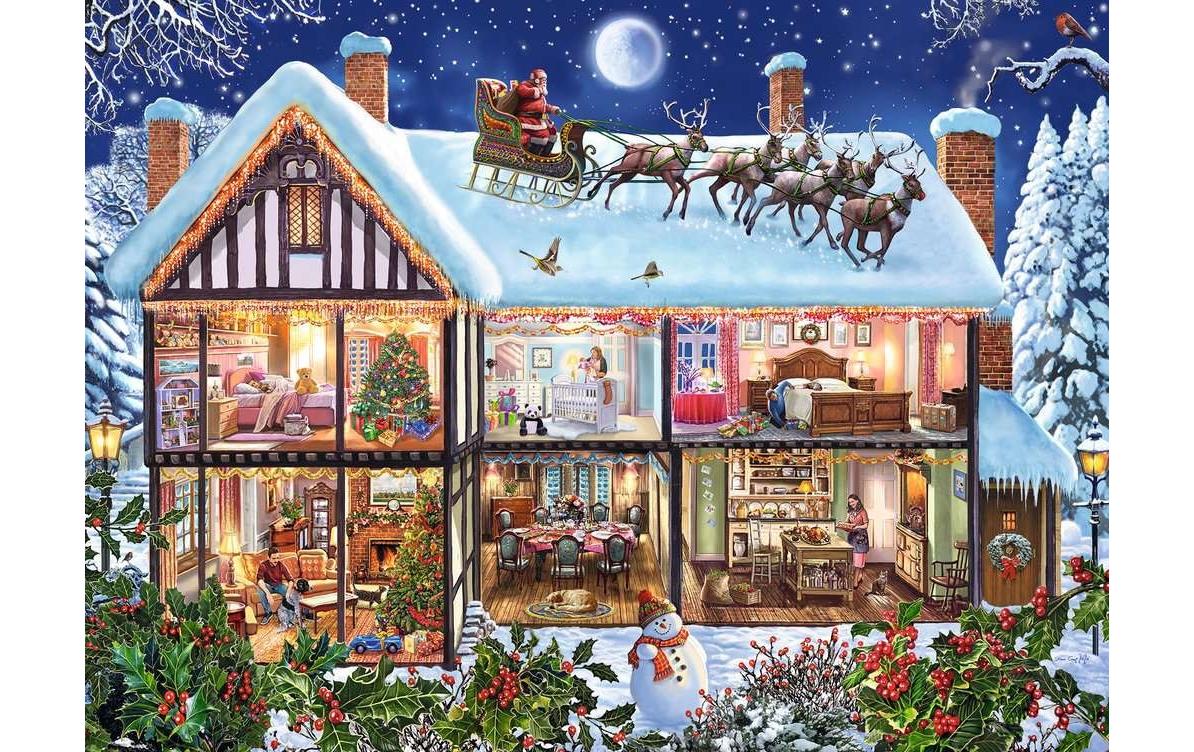 Ravensburger Puzzle Weihnachten zu Hause