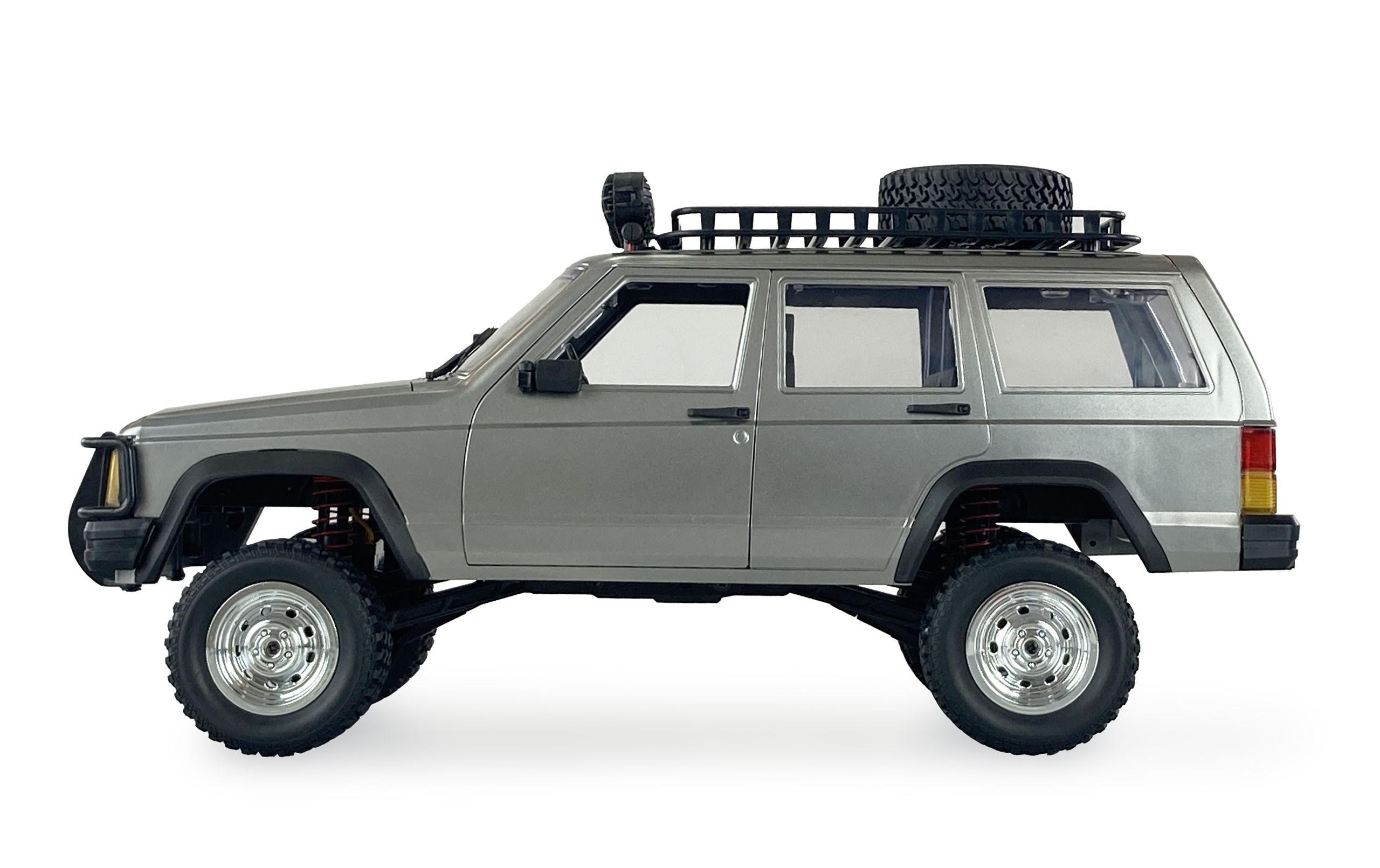 Amewi Geländewagen JC-X12 4WD Silber, RTR, 1:12