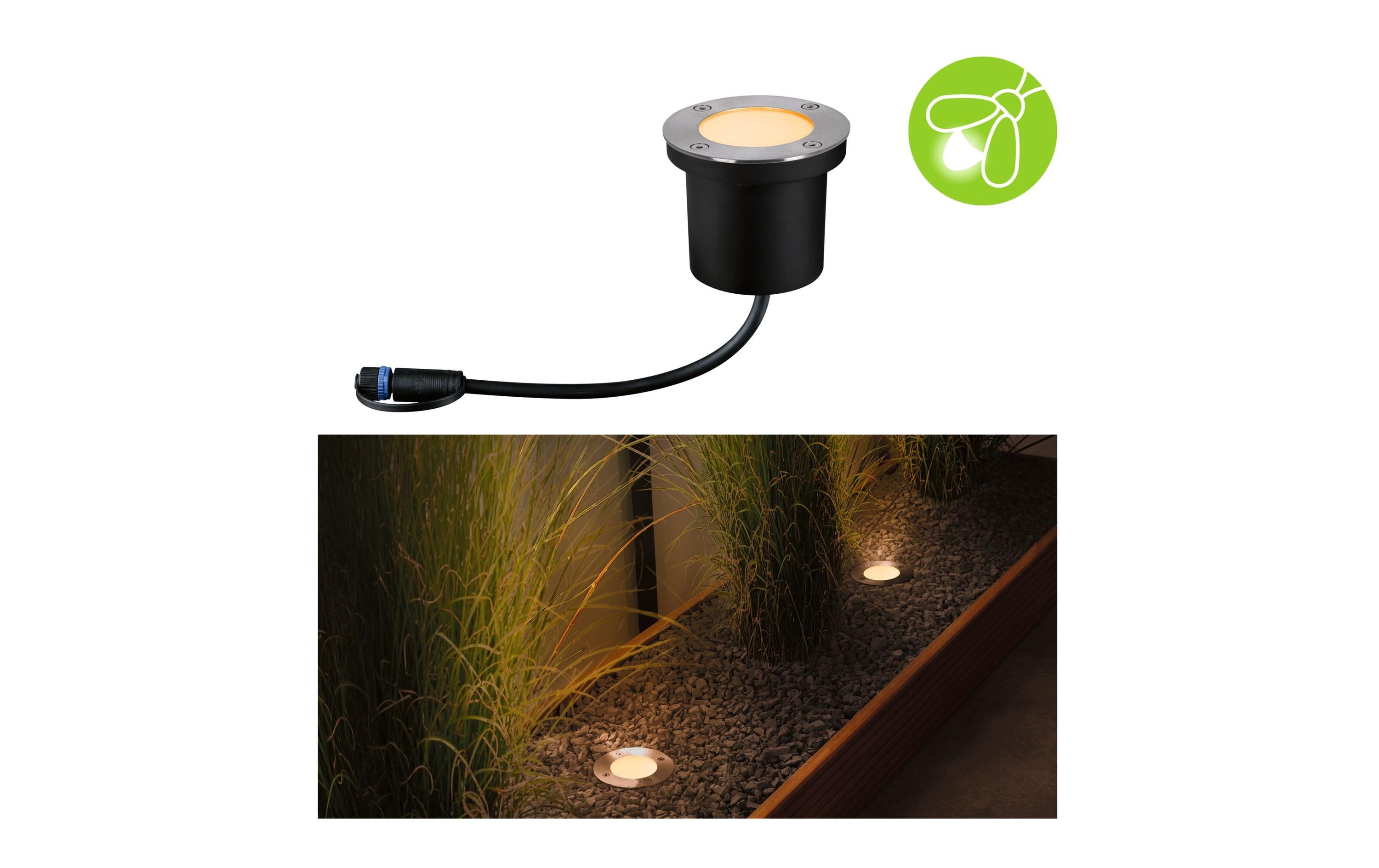 Paulmann Gartenspot Plug & Shine, Einzelleuchte, 4.5W, 2200K, Schwarz