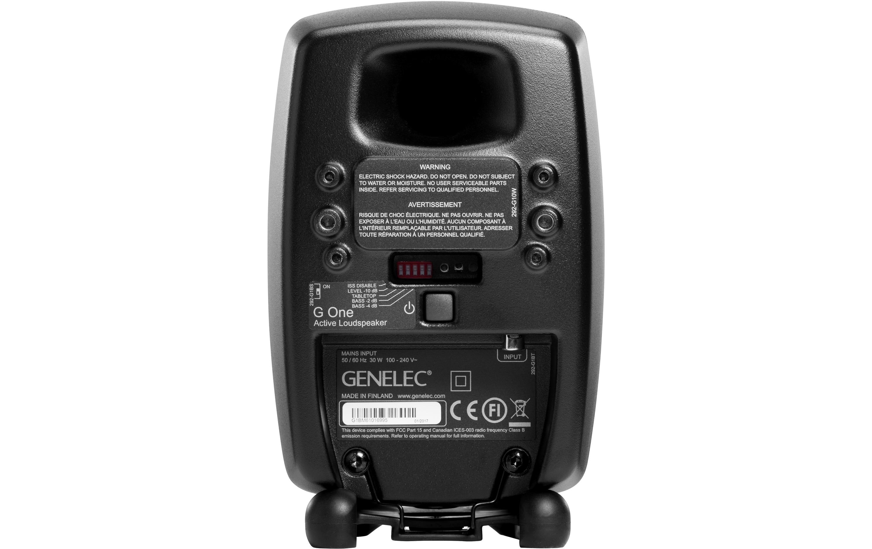 Genelec Regallautsprecher G One – 25 Watt, Schwarz