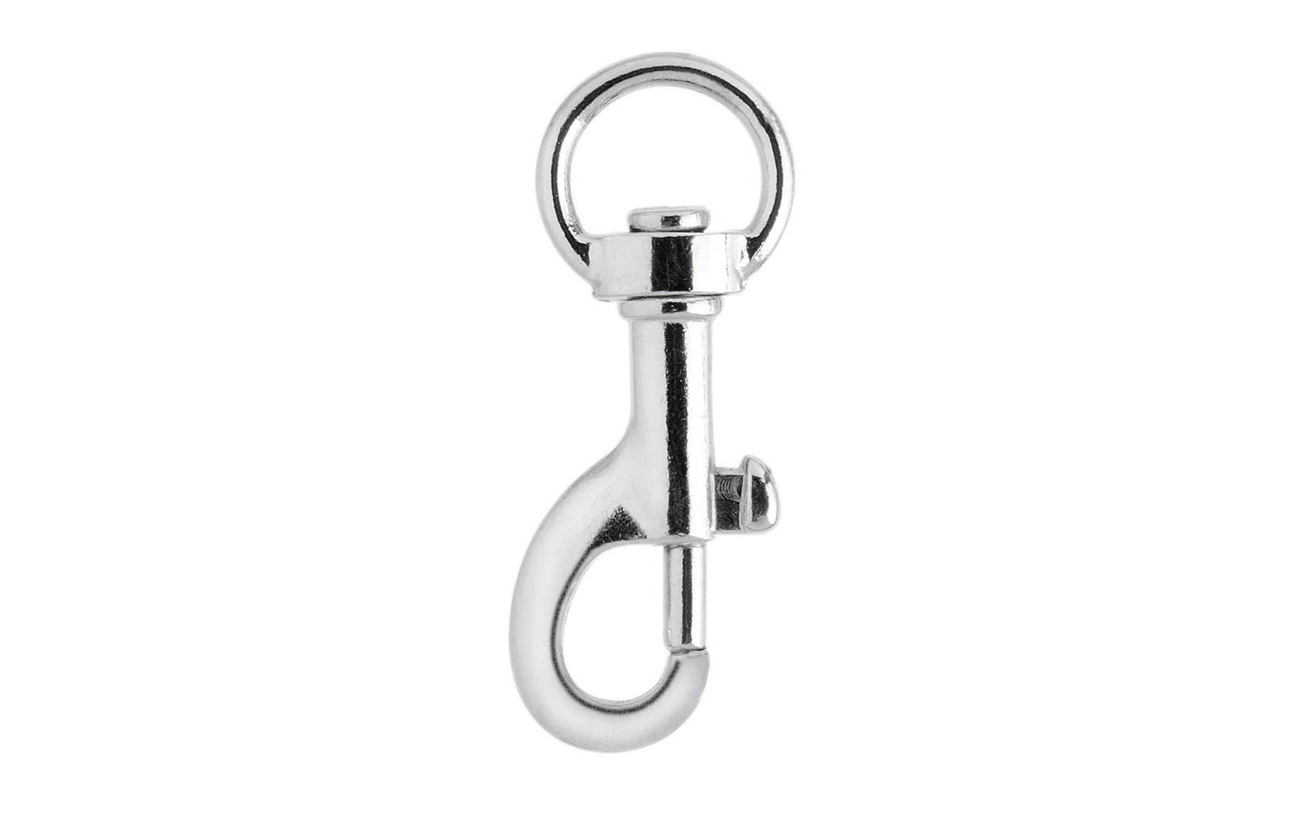 Glorex Anhänger mit Karabiner, Ø 48 mm, 2 Stück, Silber