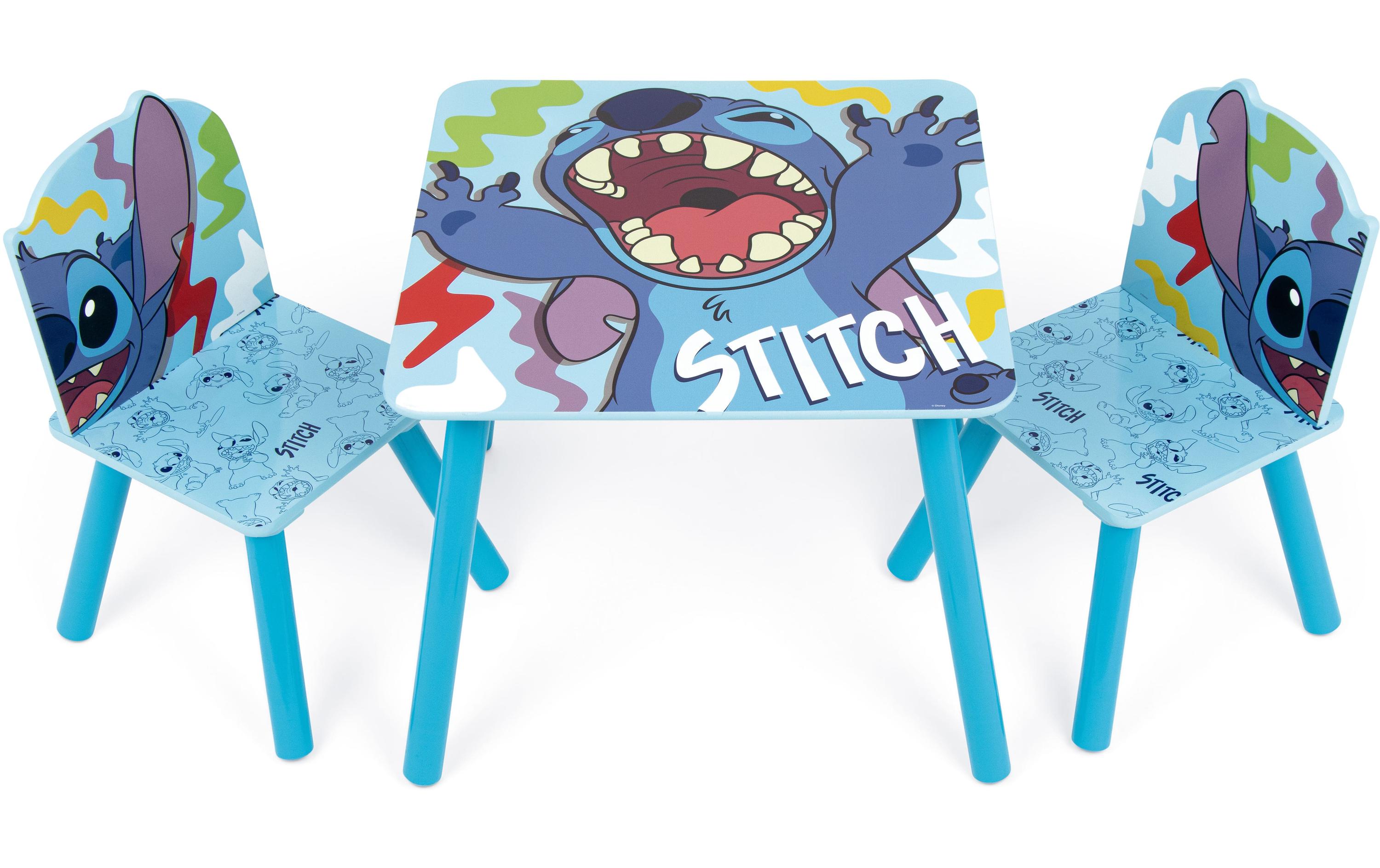 Arditex Kindertisch- und Stuhlset Disney: Lilo & Stitch Hellblau