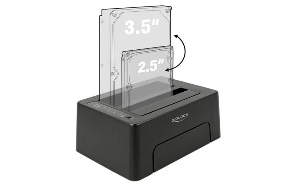 Delock Docking- und Klonstation Dual Sata HDD / SSD