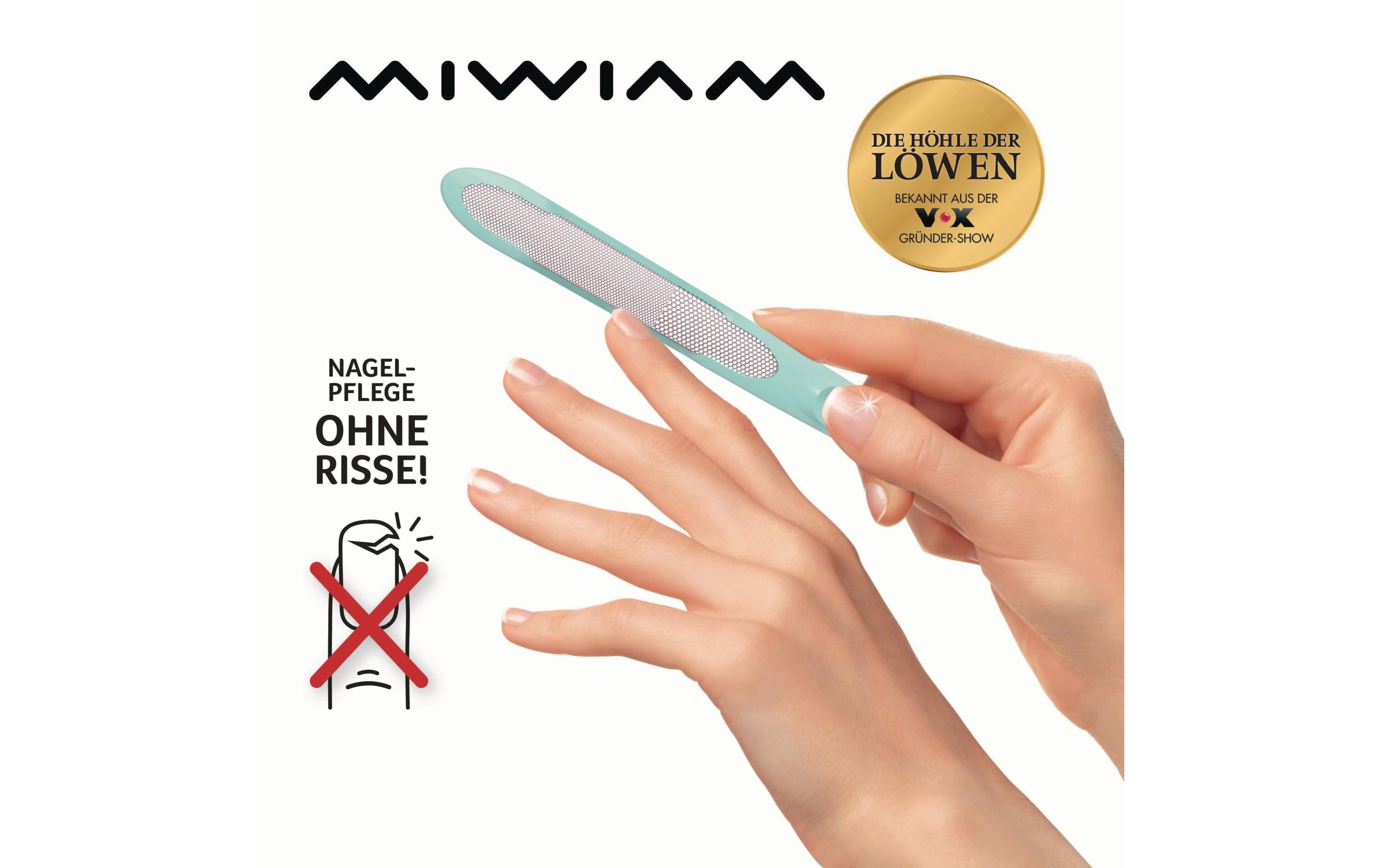 MIWIAM Nagelfeile 18.5 cm türkis