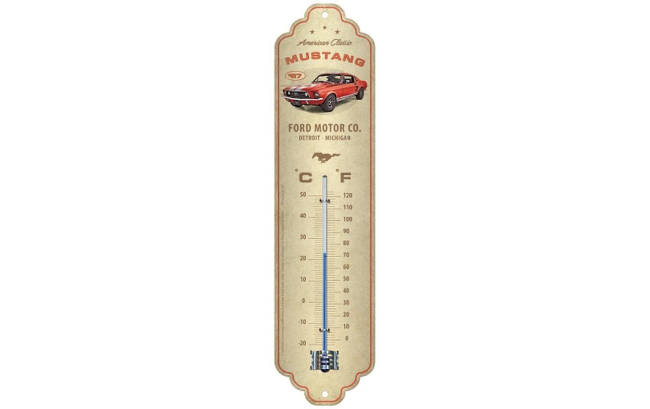 Nostalgic Art Thermometer Ford Mustang 6.5 x 28 cm