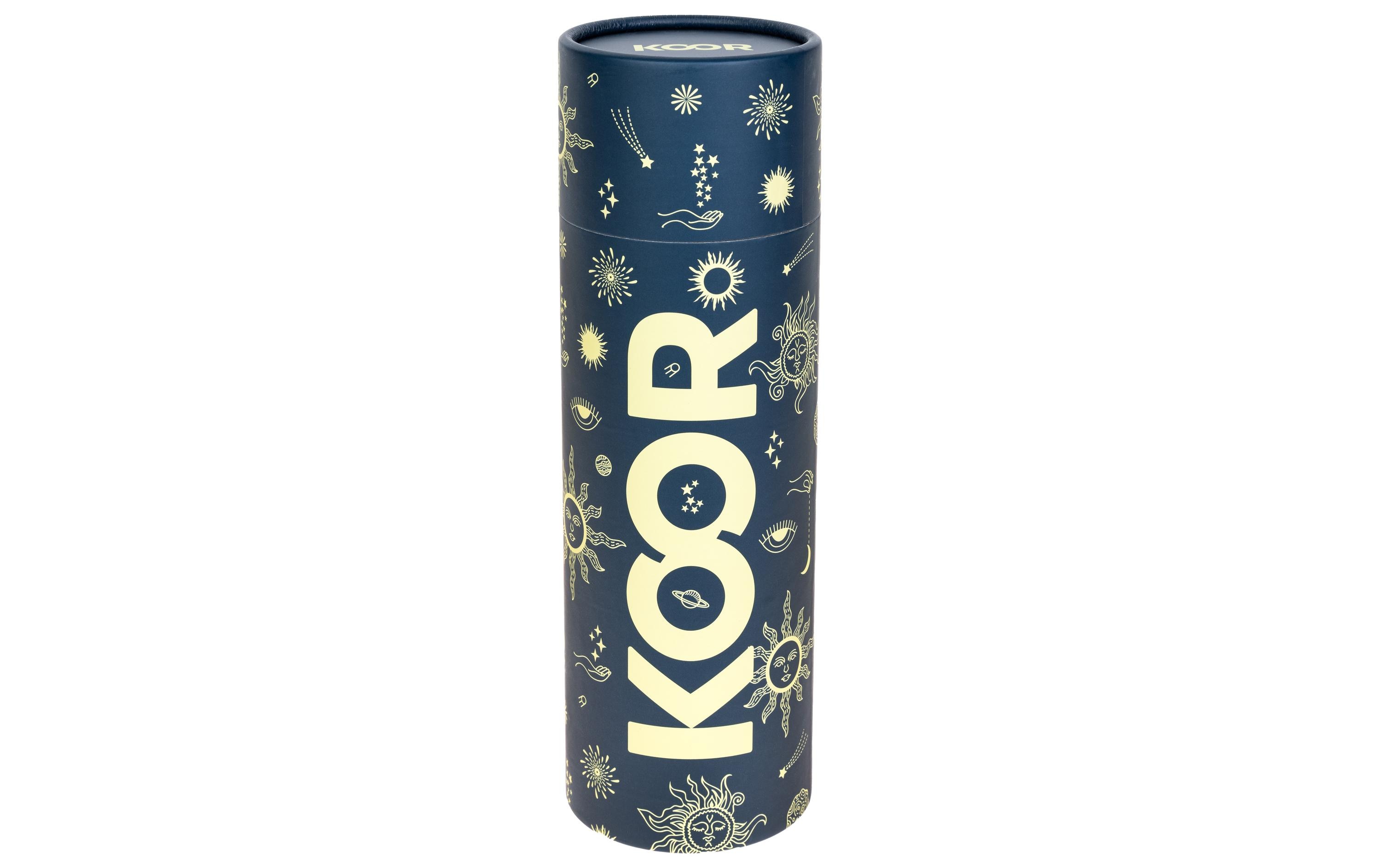 KOOR Yogamatte Kork Pro und Trinkflasche 500 ml