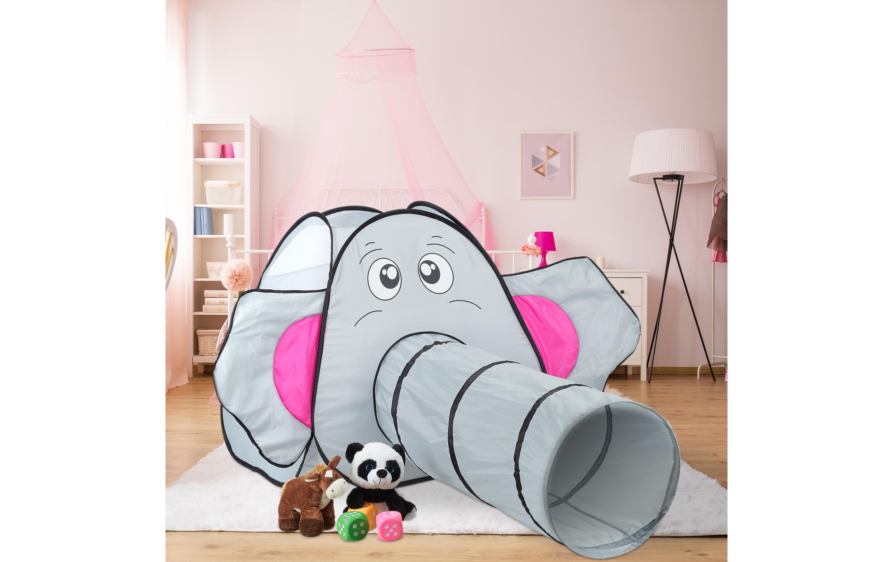 relaxdays Spielzelt Pop Up Elefant