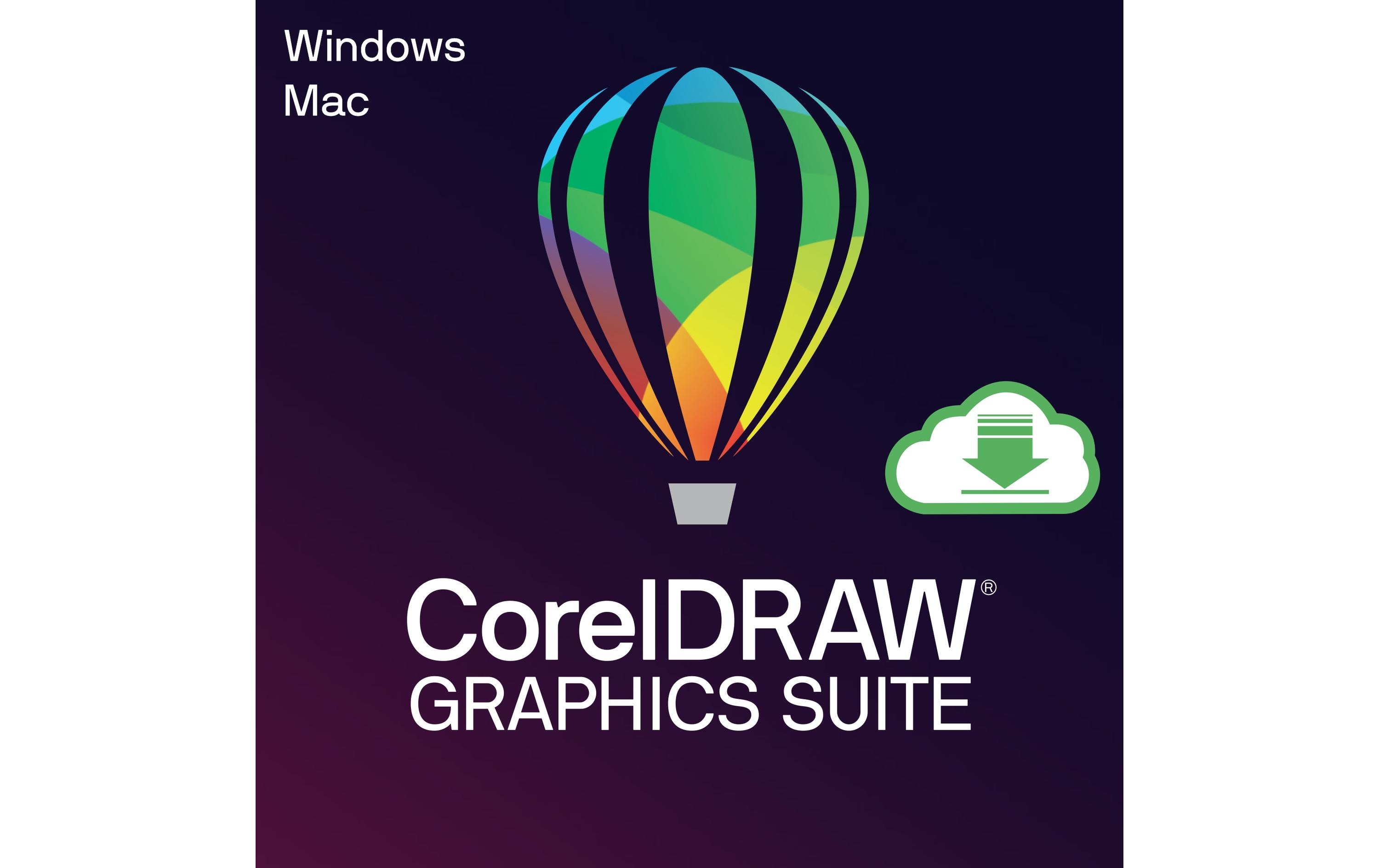 Corel CorelDraw Graphics Suite 2024 ESD, Voll., Win/Mac, ML