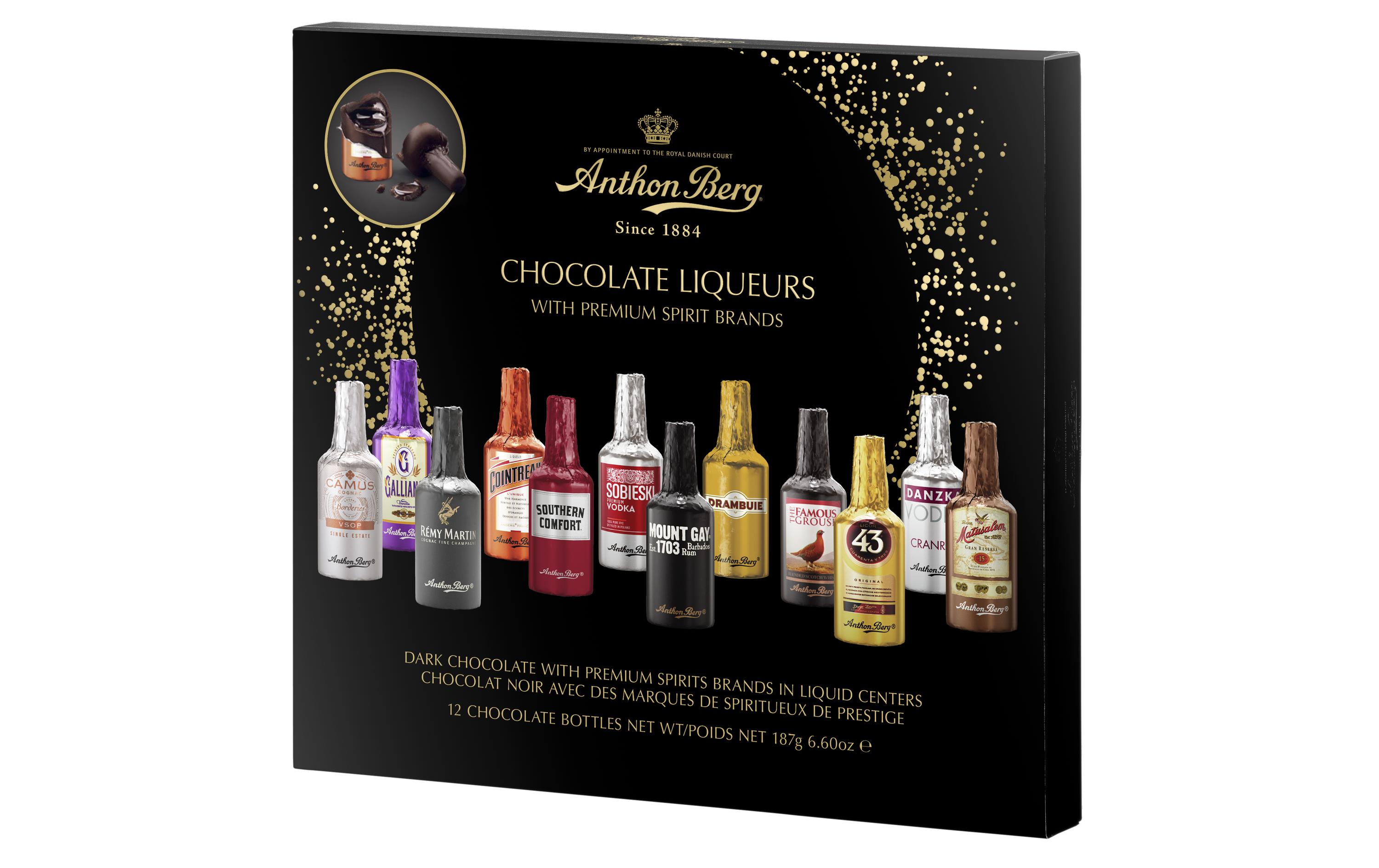 Anthon Berg Schokoladen-Pralinen Chocolate Liqueurs 187 g