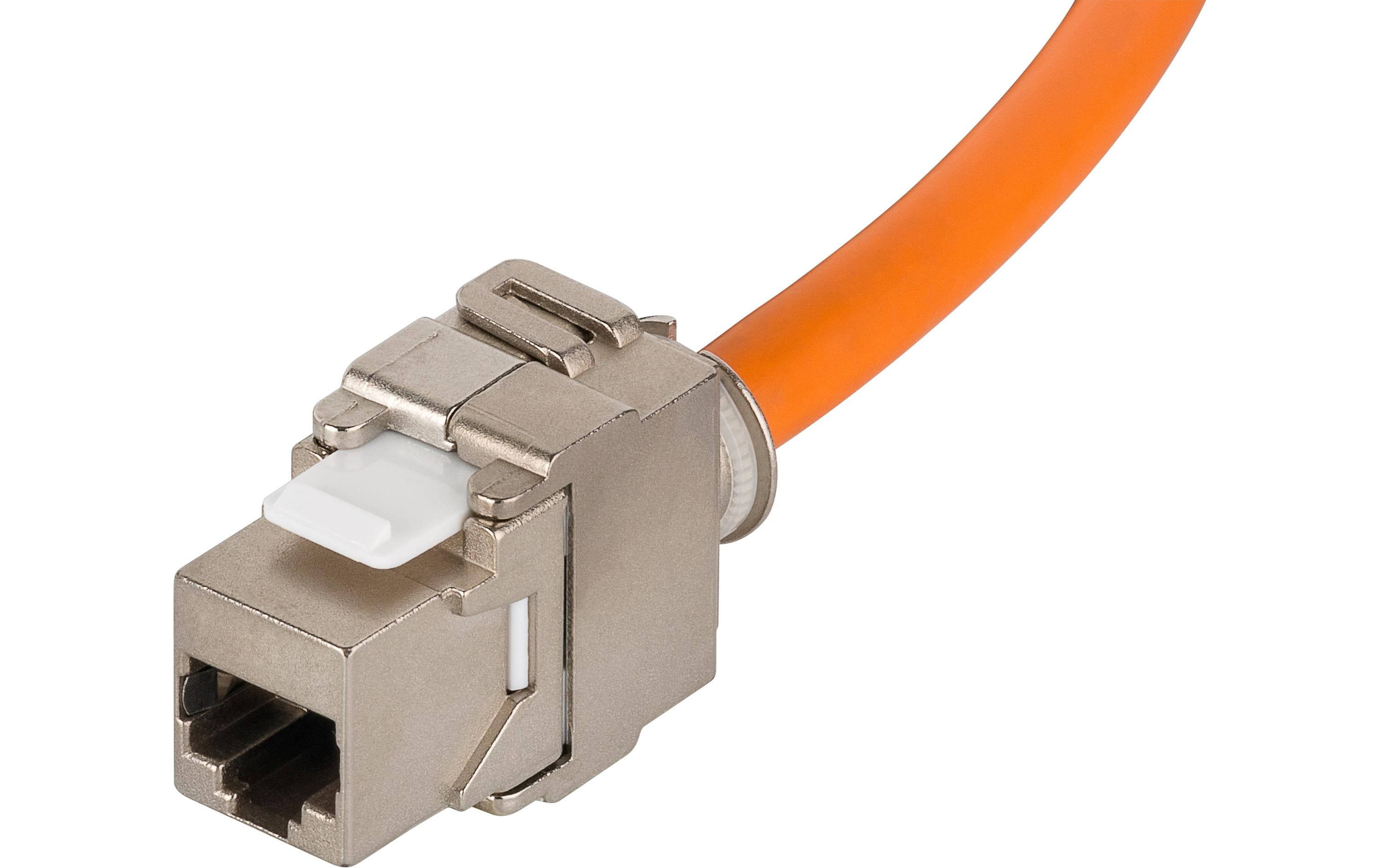 Goobay Patchkabel 58938 Cat 7A, S/FTP, 90 m, Orange