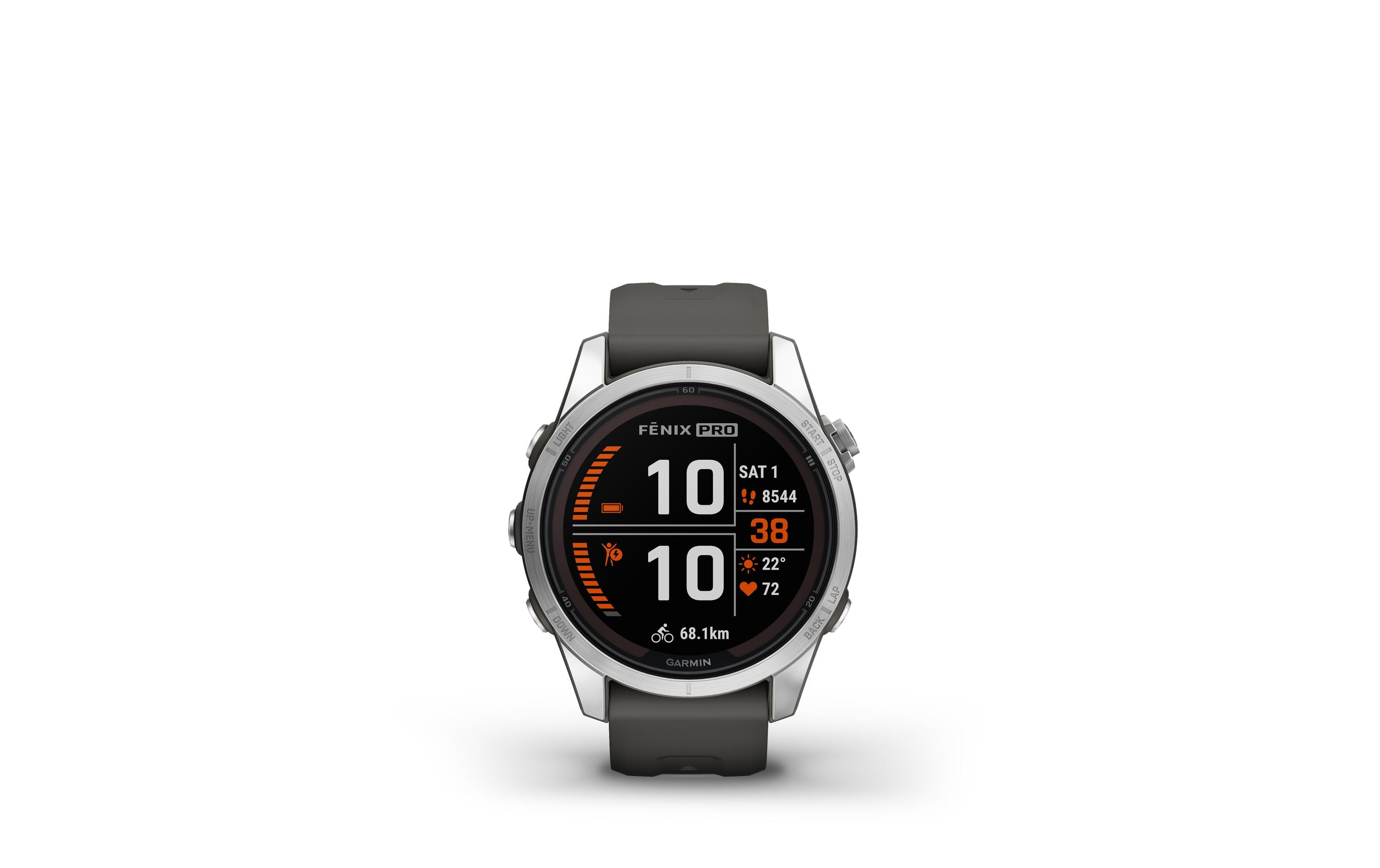 GARMIN GPS-Sportuhr Fenix 7S Pro – Solar Edition