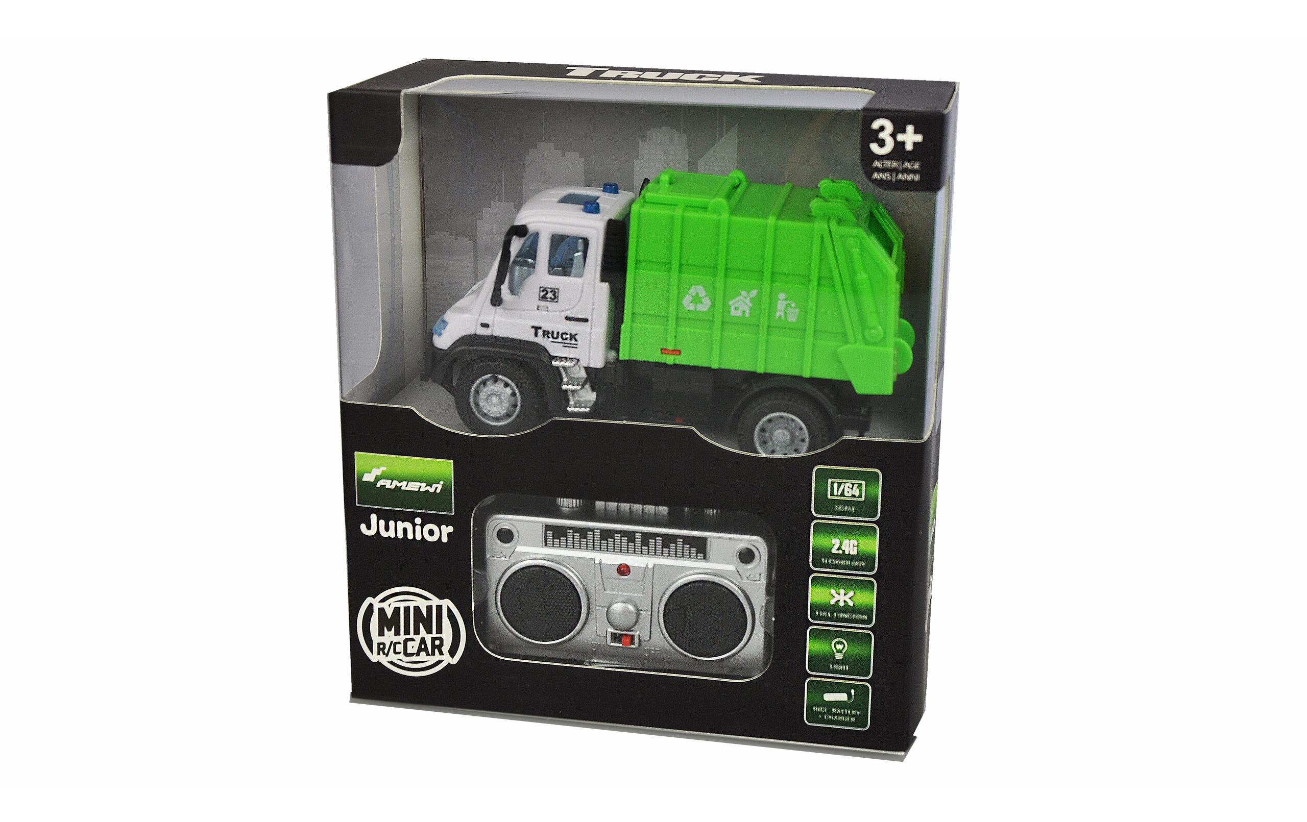 Amewi Mini Truck Müllabfuhr 1:64, RTR