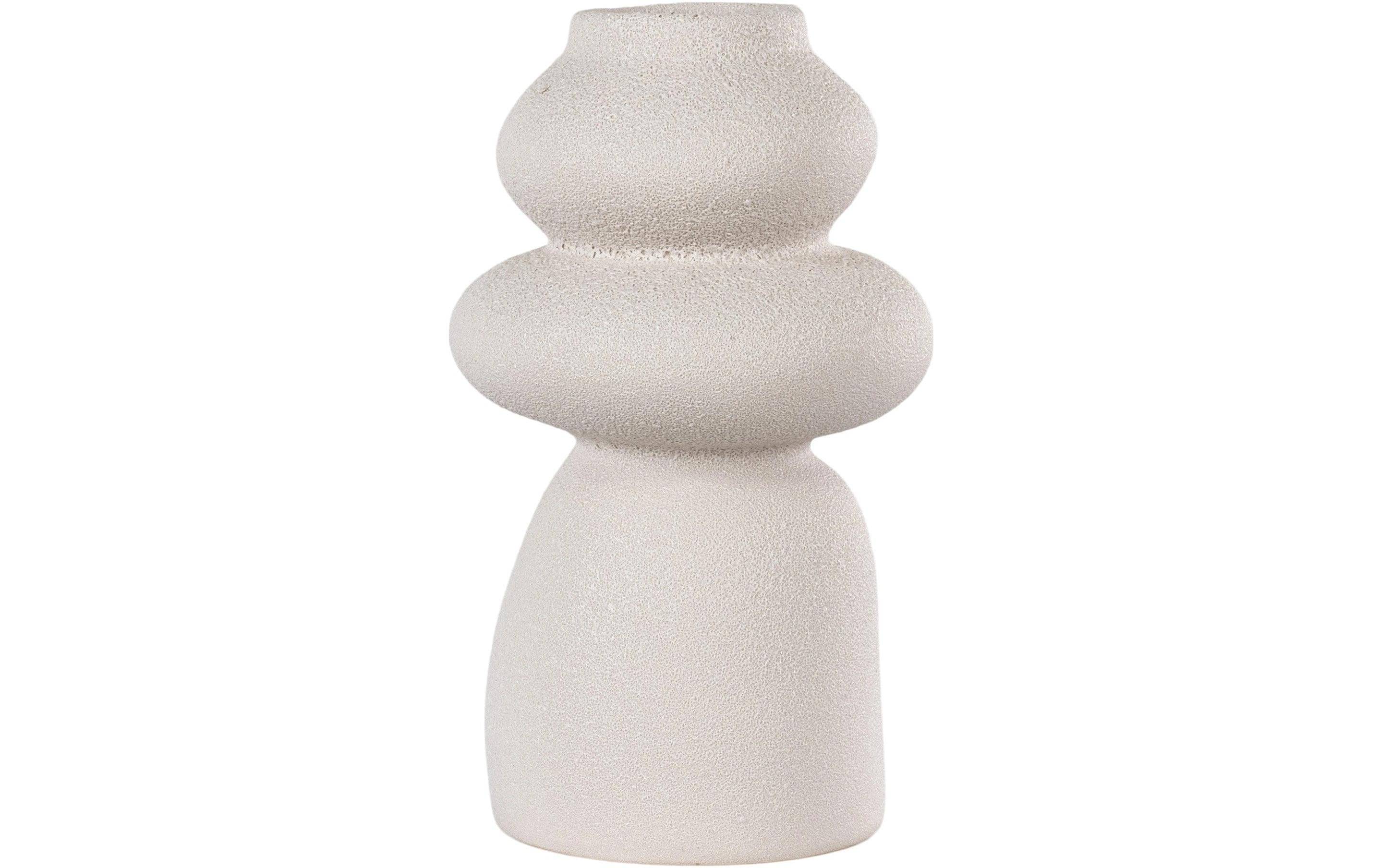 House Nordic Vase rund 26.5 cm, Beige