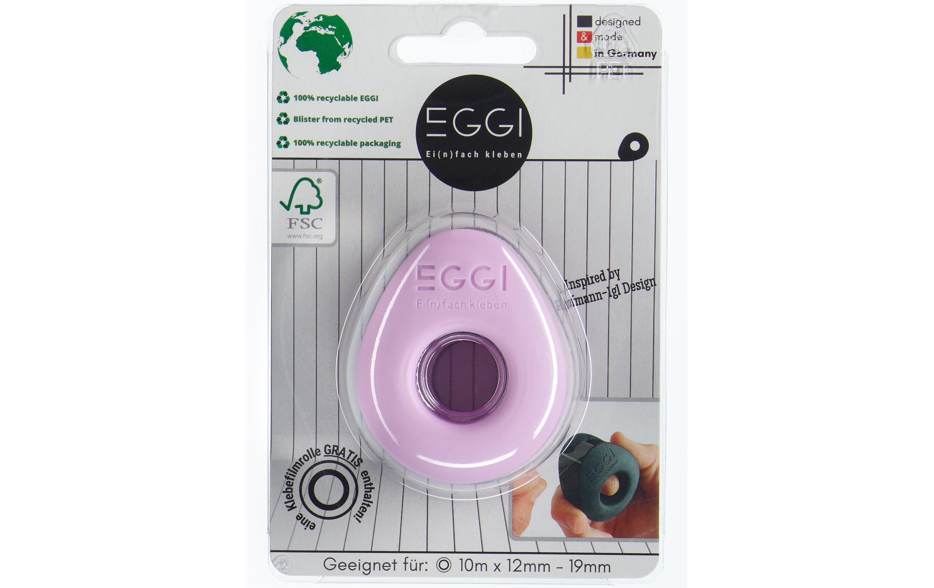 EGGI Handabroller 12 - 19 mm, Rosa