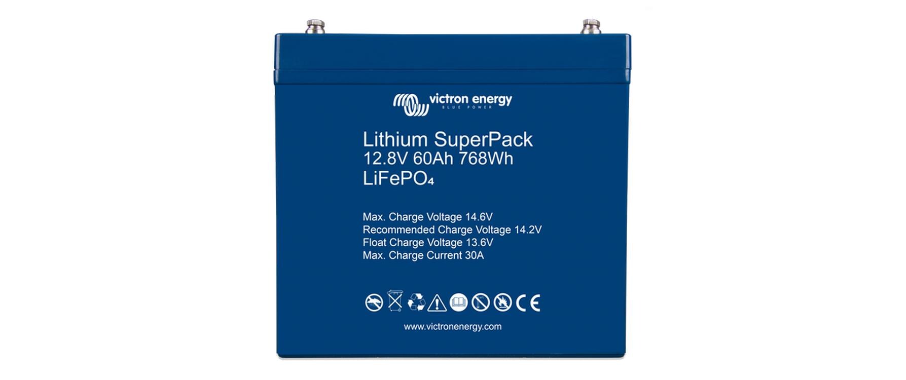 Victron Batterie Lithium SuperPack 12.8 V / 60 Ah