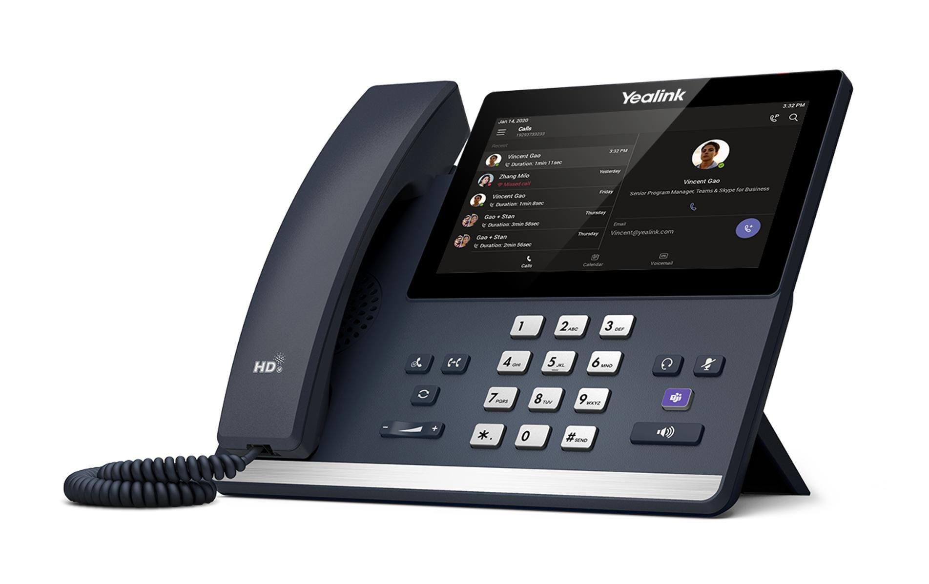 Yealink Tischtelefon MP56 E2 Microsoft Teams Schwarz