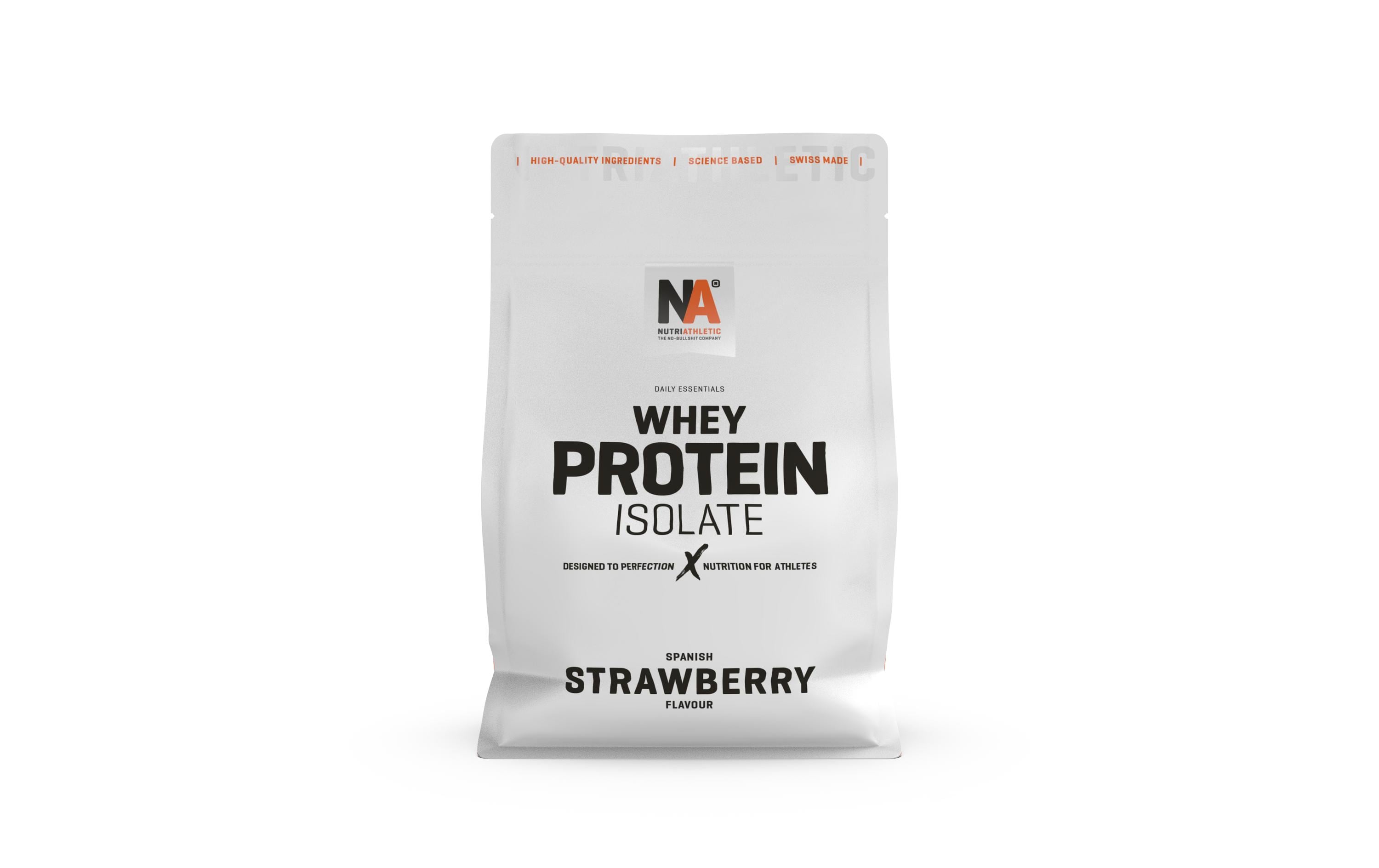 NUTRIATHLETIC Nahrungsergänzung Whey Protein Isolate Spanish Strawberry