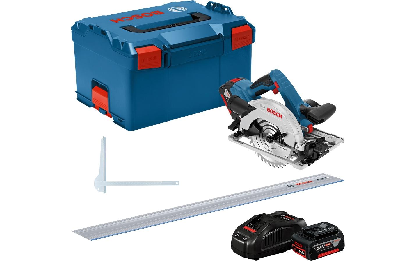 Bosch Professional Akku-Kreissäge GKS 18V-57 G L-Boxx Set