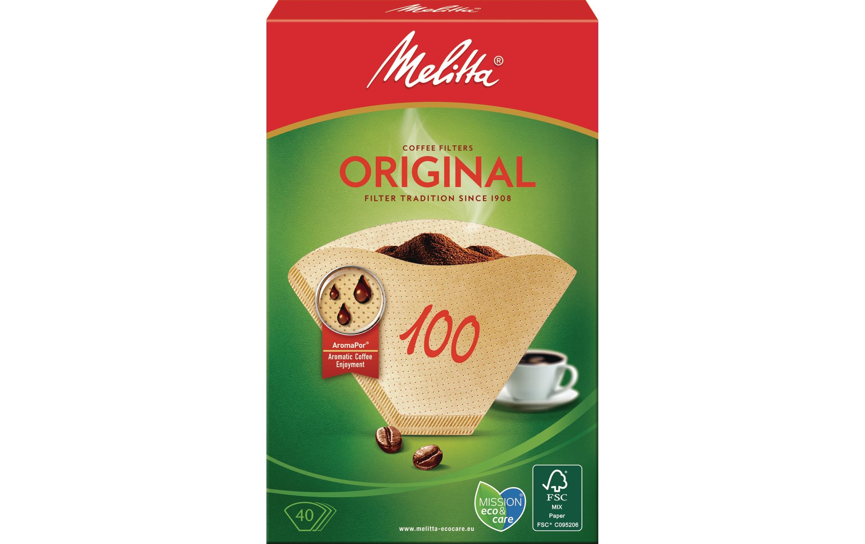 Melitta Filtertüte Original 100 40 Stück