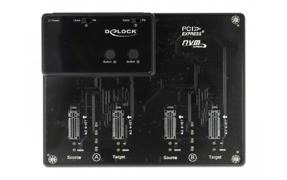 Delock USB-C - 4x M.2 NVMe